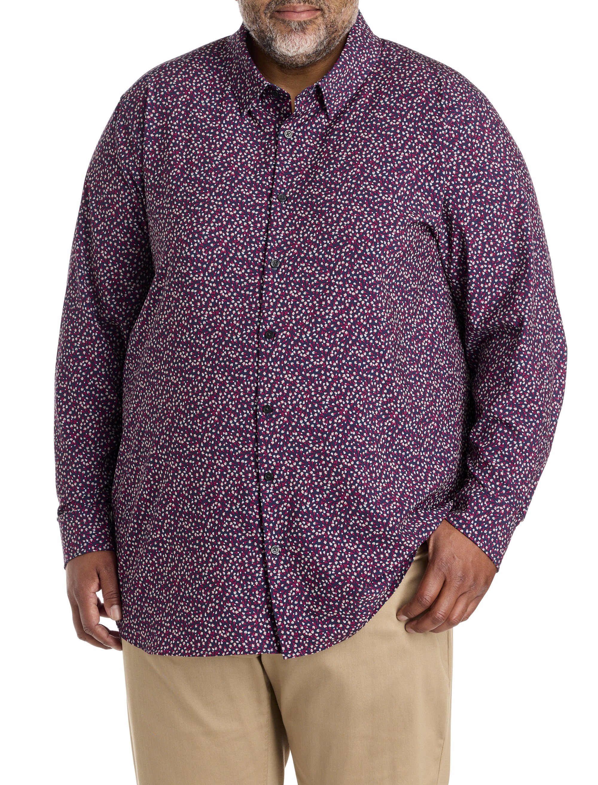 Micro Floral Patterned Sport Shirt - thumbnail 2