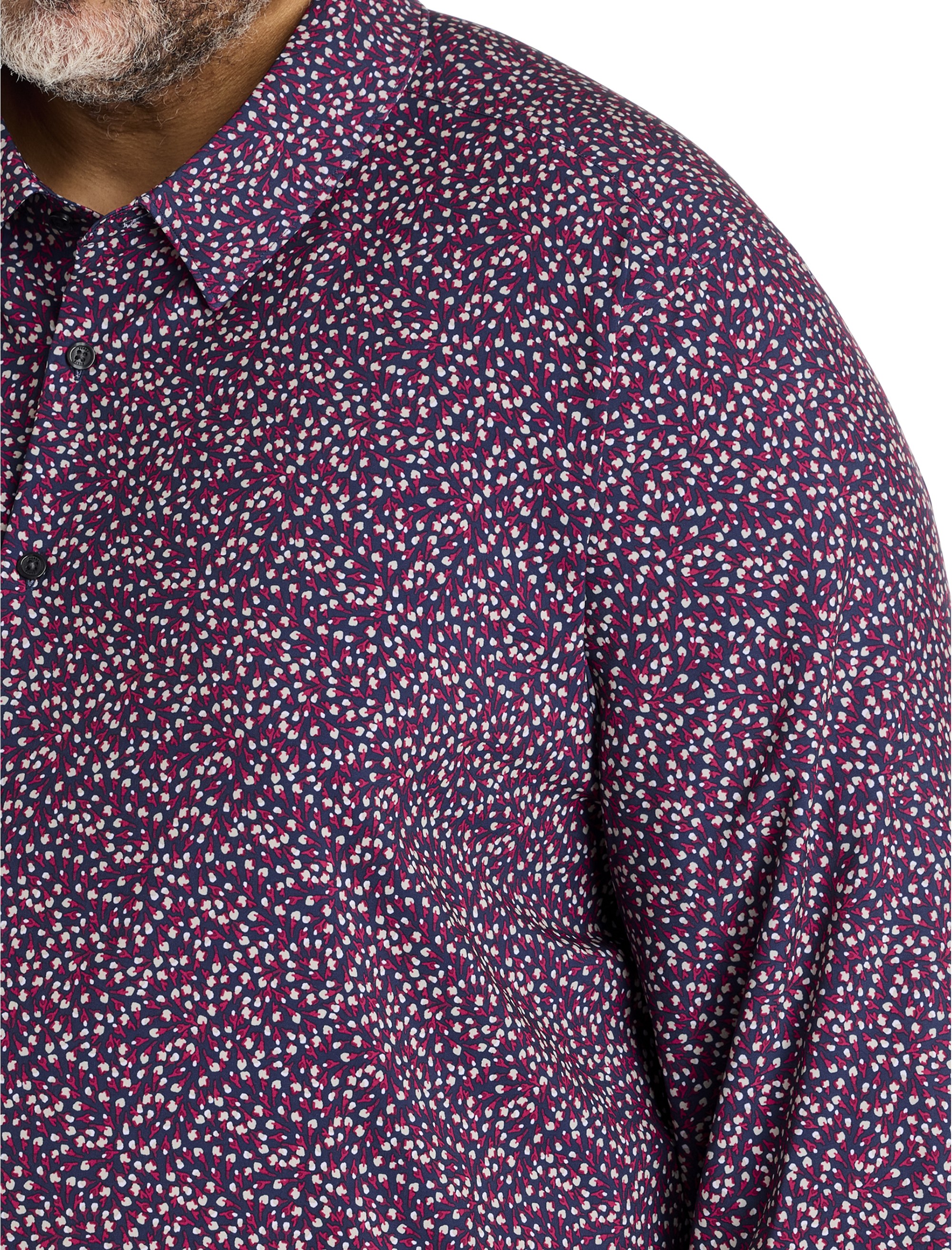 Micro Floral Patterned Sport Shirt - thumbnail 3