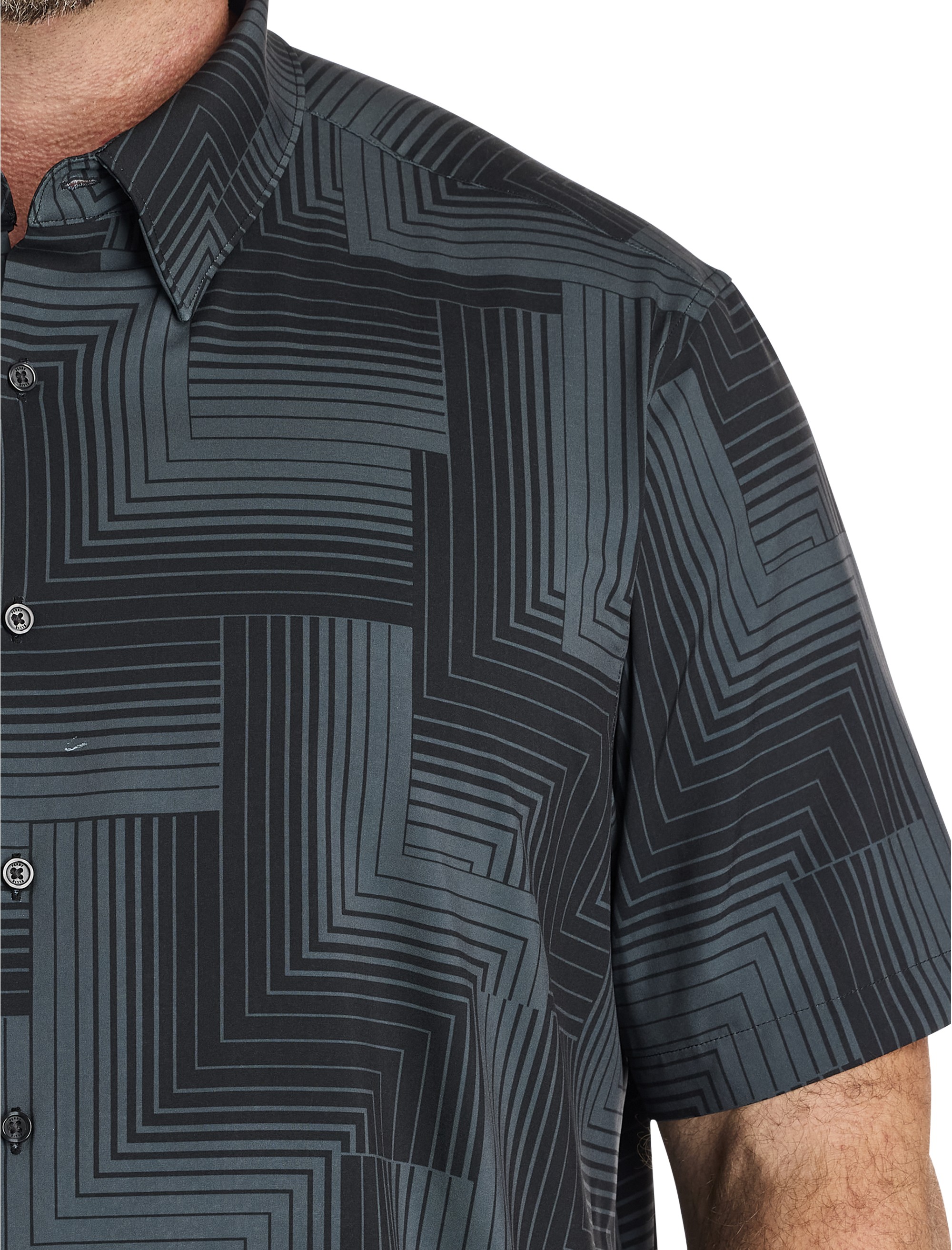 Multi Patterned Performance Sport Shirt - thumbnail 2