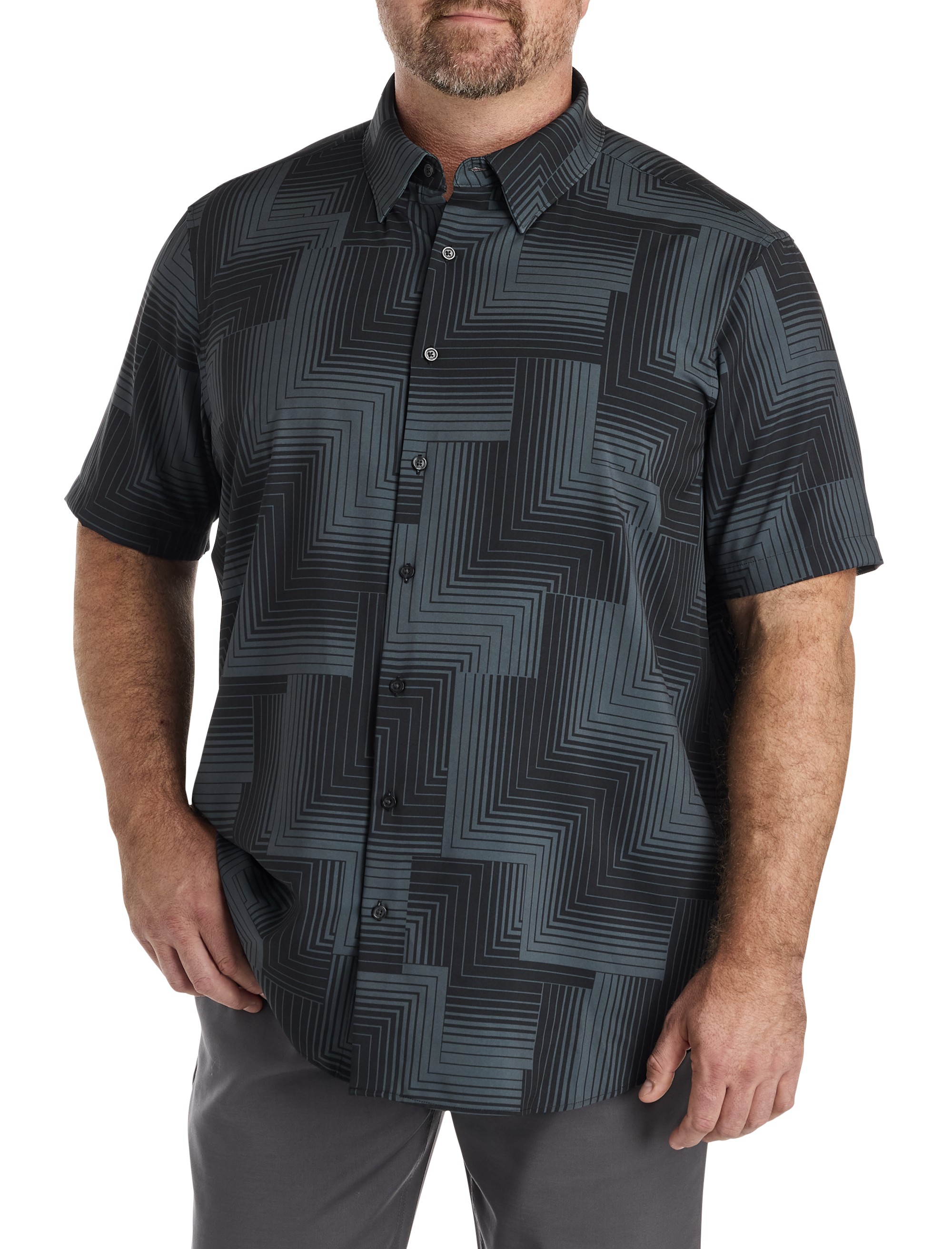 Multi Patterned Performance Sport Shirt