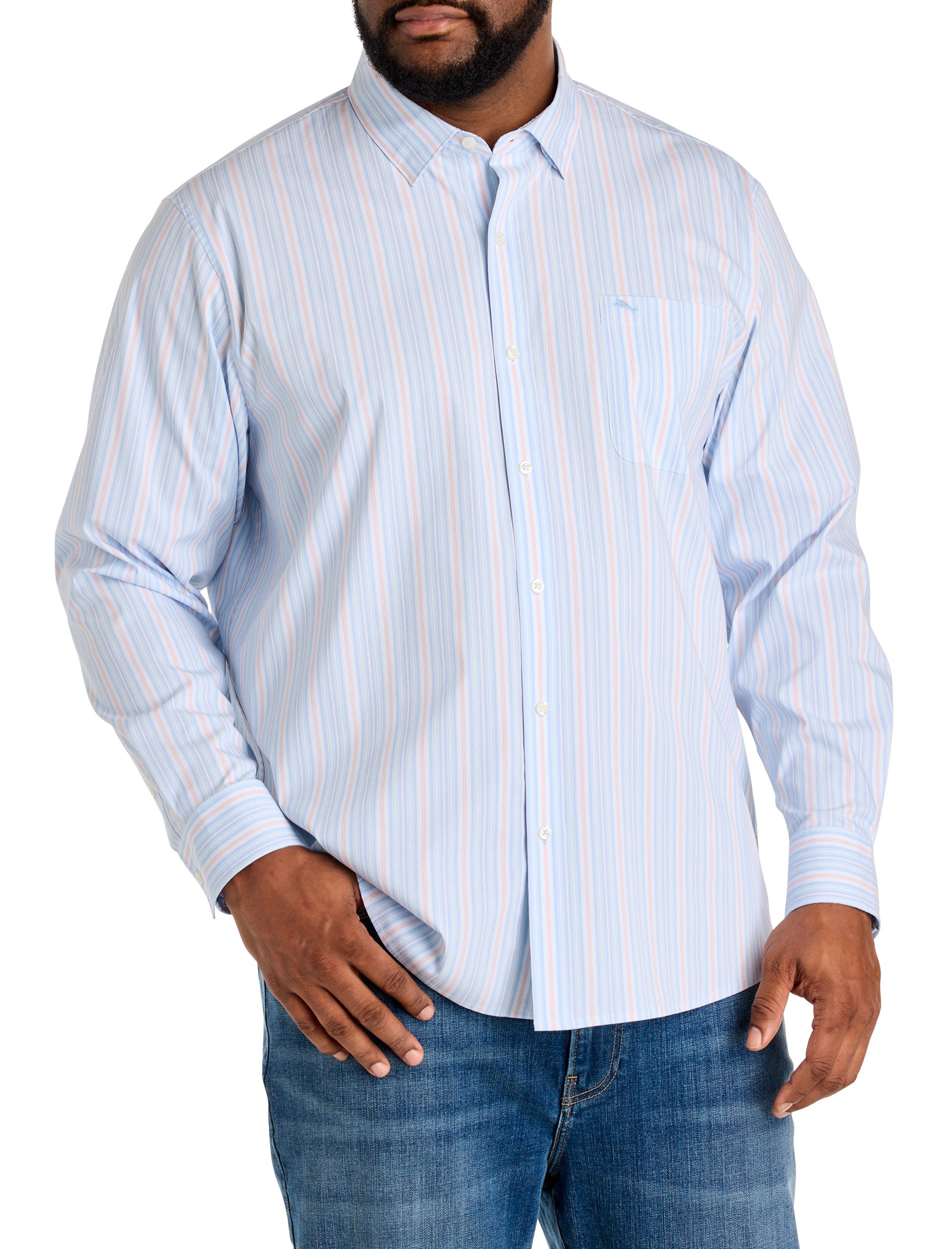 Sarasota Stretch Striped Sport Shirt - thumbnail 2
