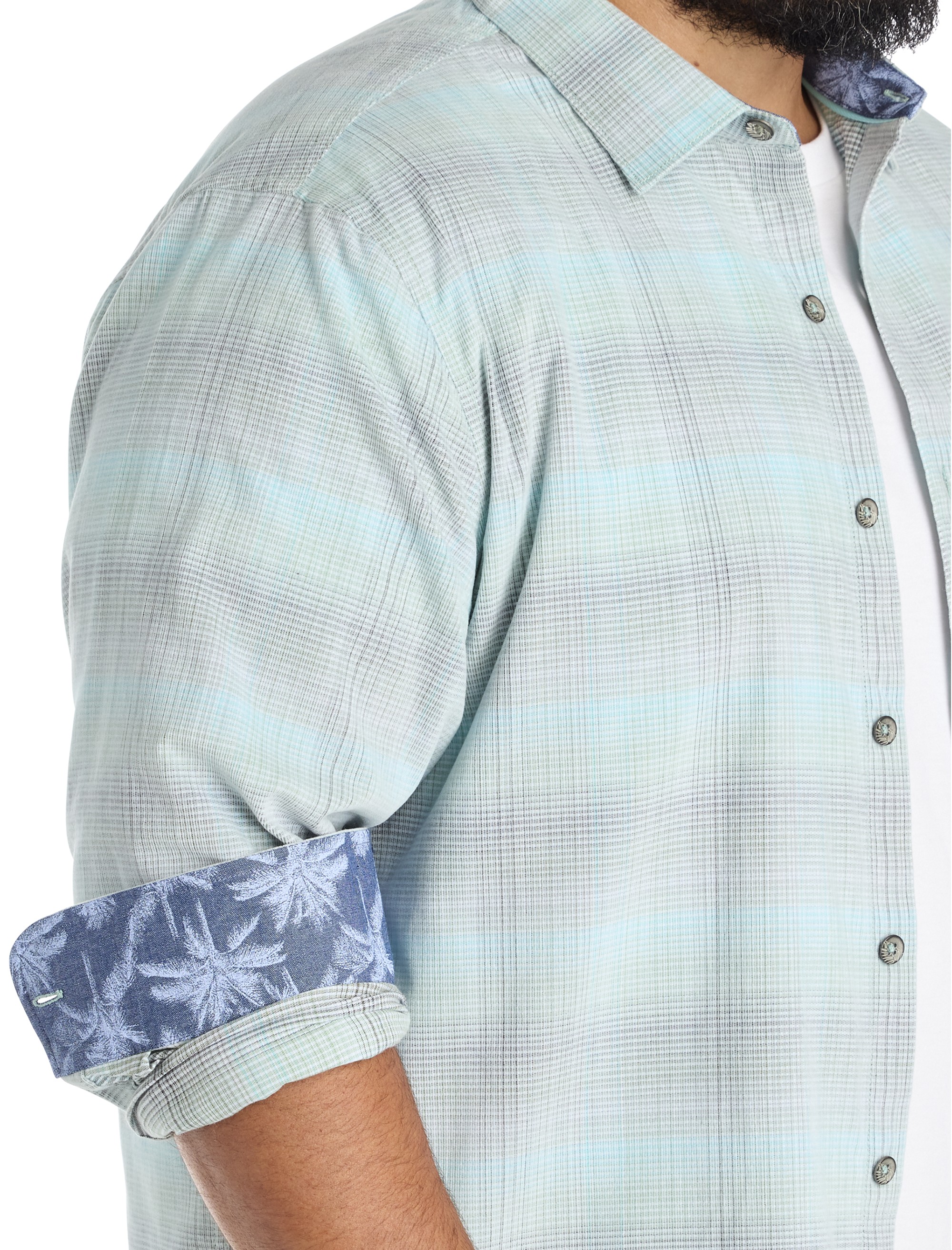 Coastline Cord Mesa Plaid Sport Shirt - thumbnail 3