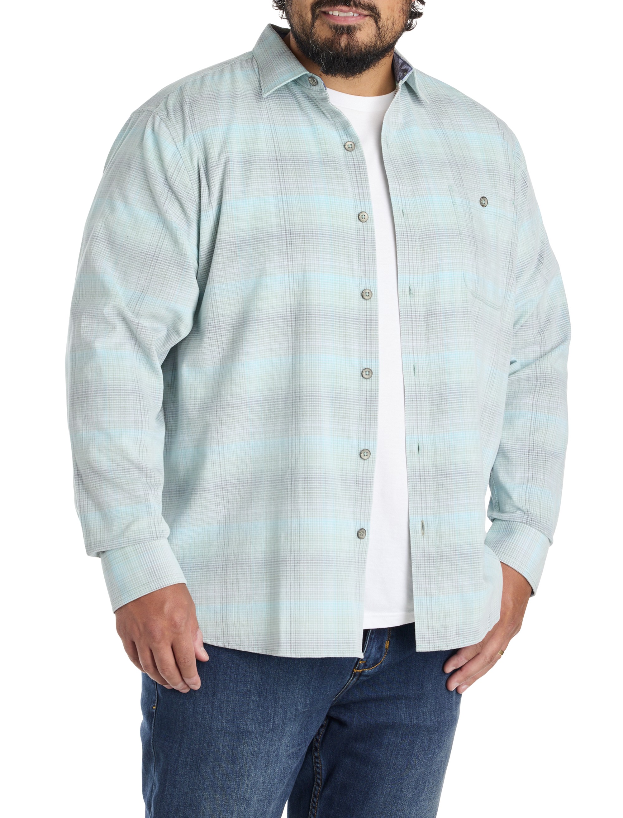 Coastline Cord Mesa Plaid Sport Shirt