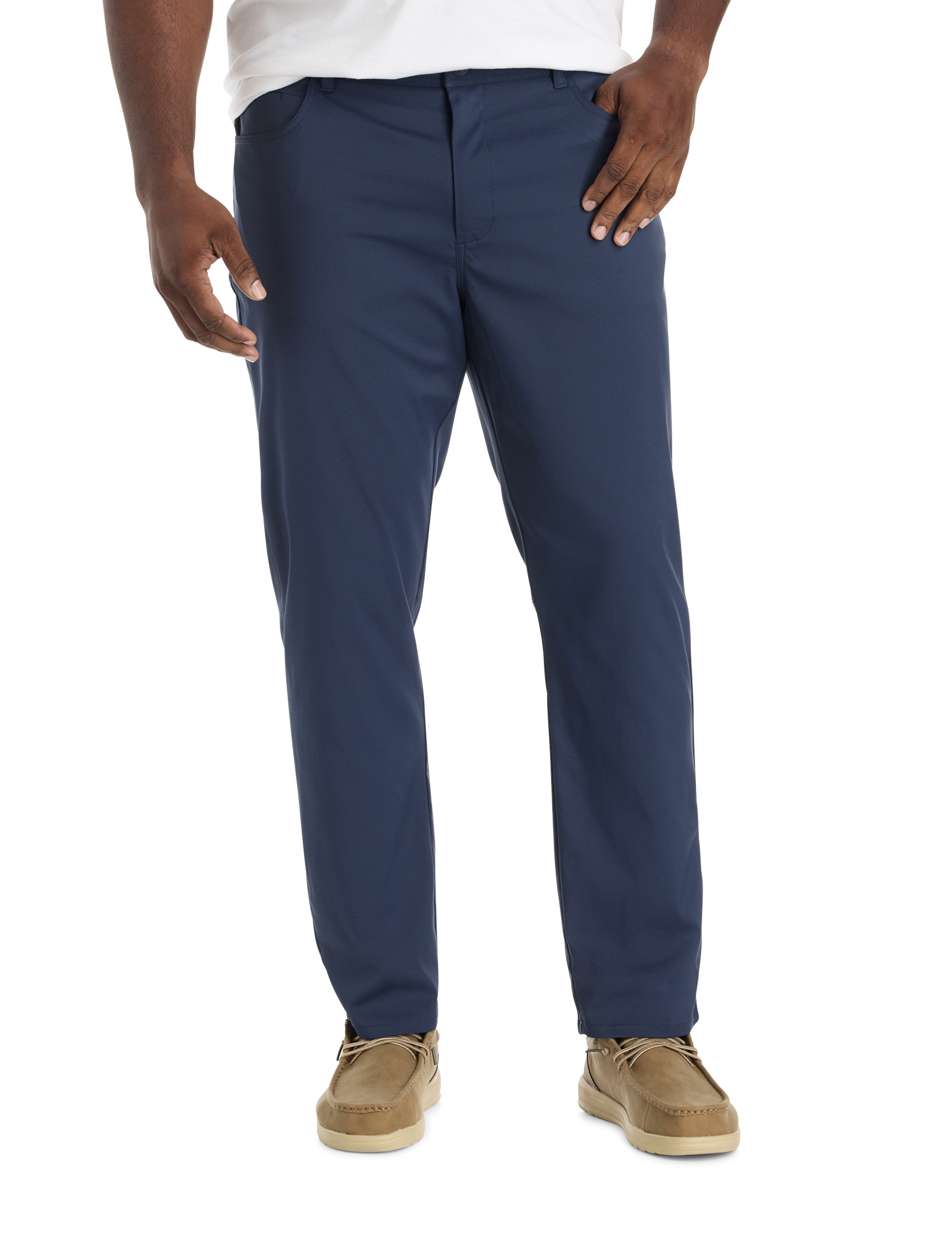 Men's Navy Blue Golf Pants | DXL