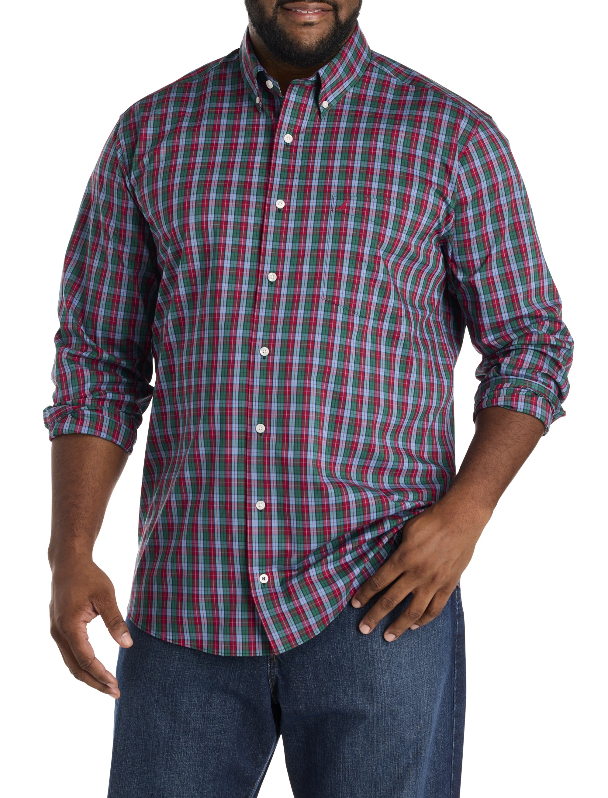 Performance Plaid Sport Shirt