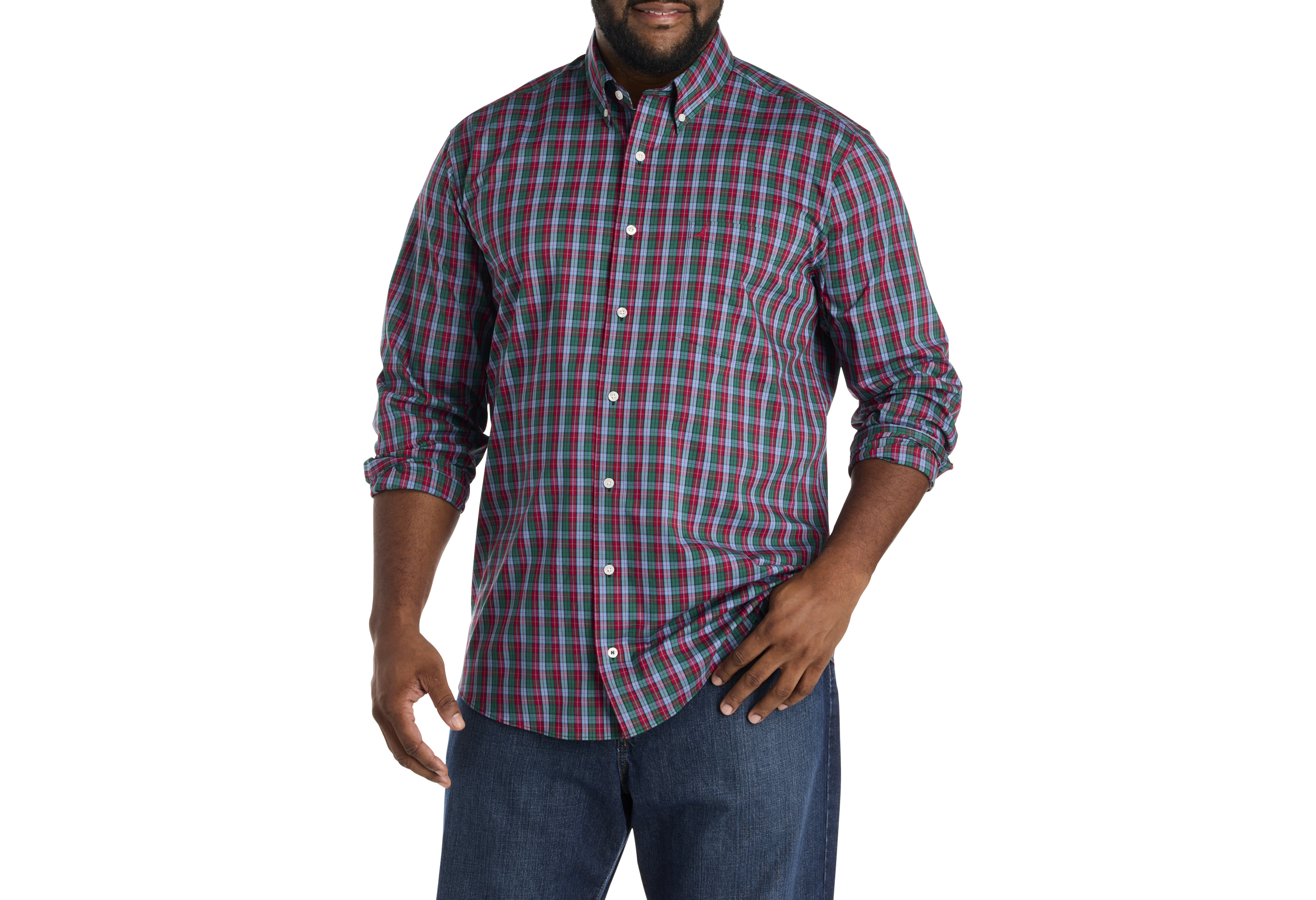 Performance Plaid Sport Shirt