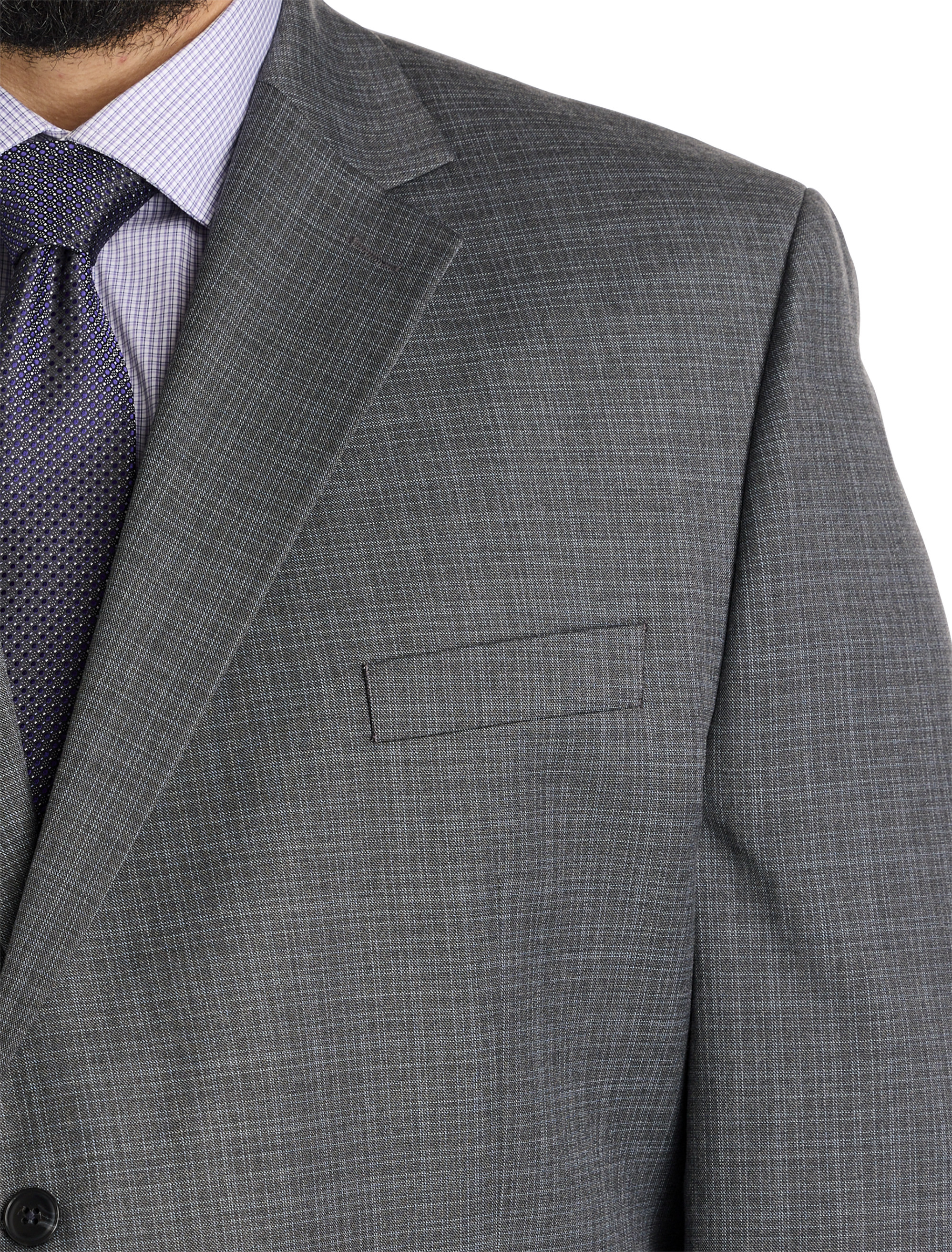 Transitional Check Suit Jacket