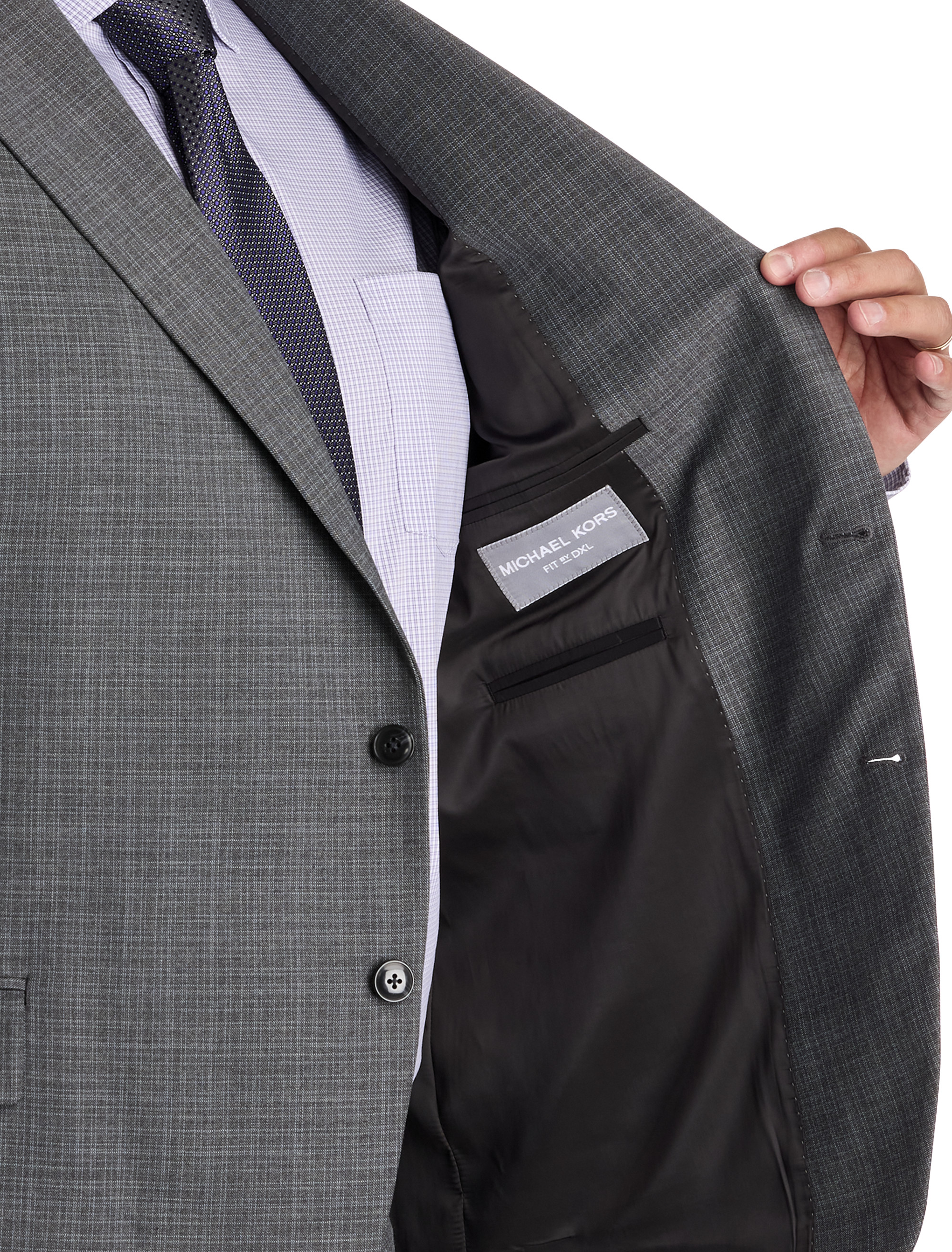 Transitional Check Suit Jacket