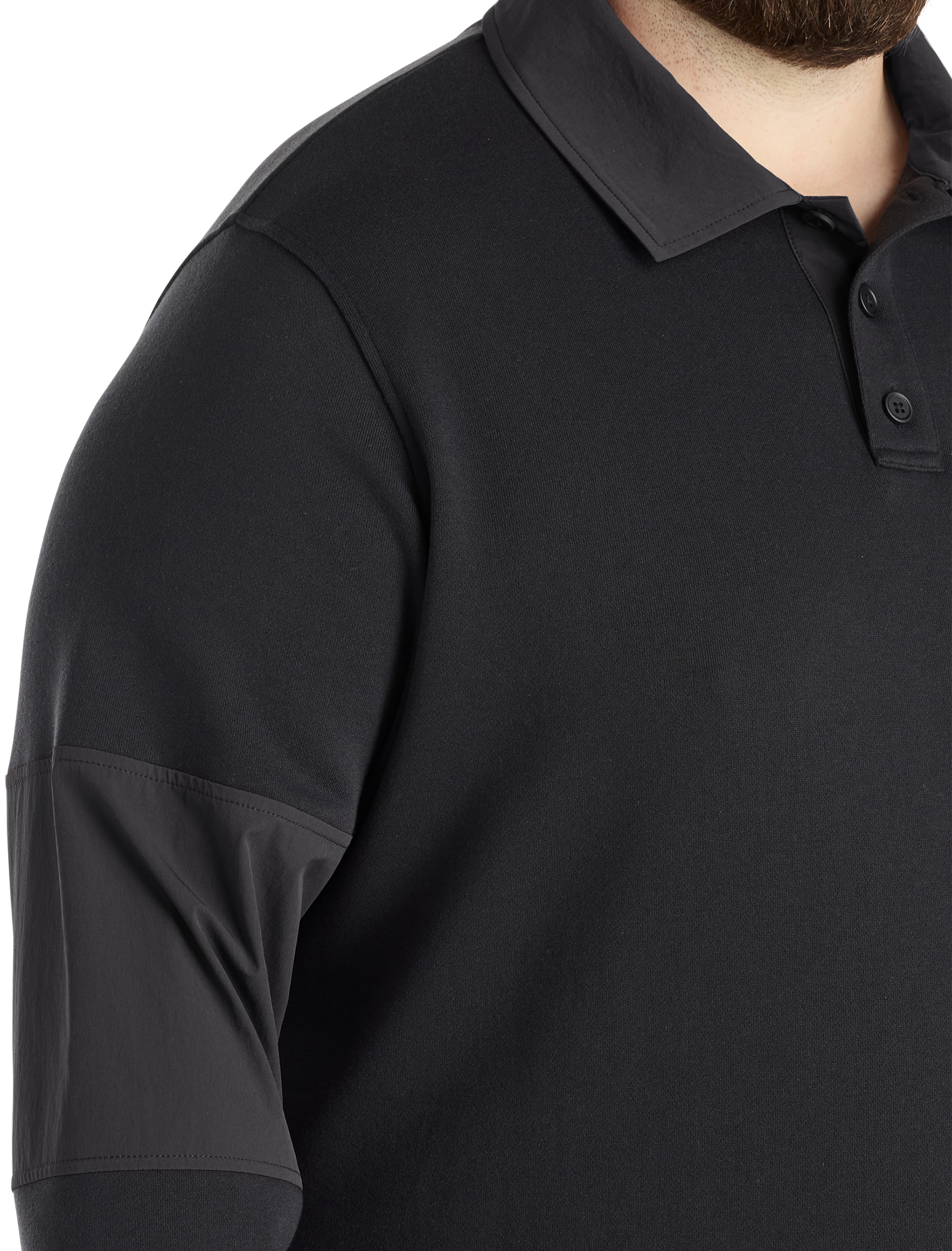 Mixed Media Rugby Sweatshirt