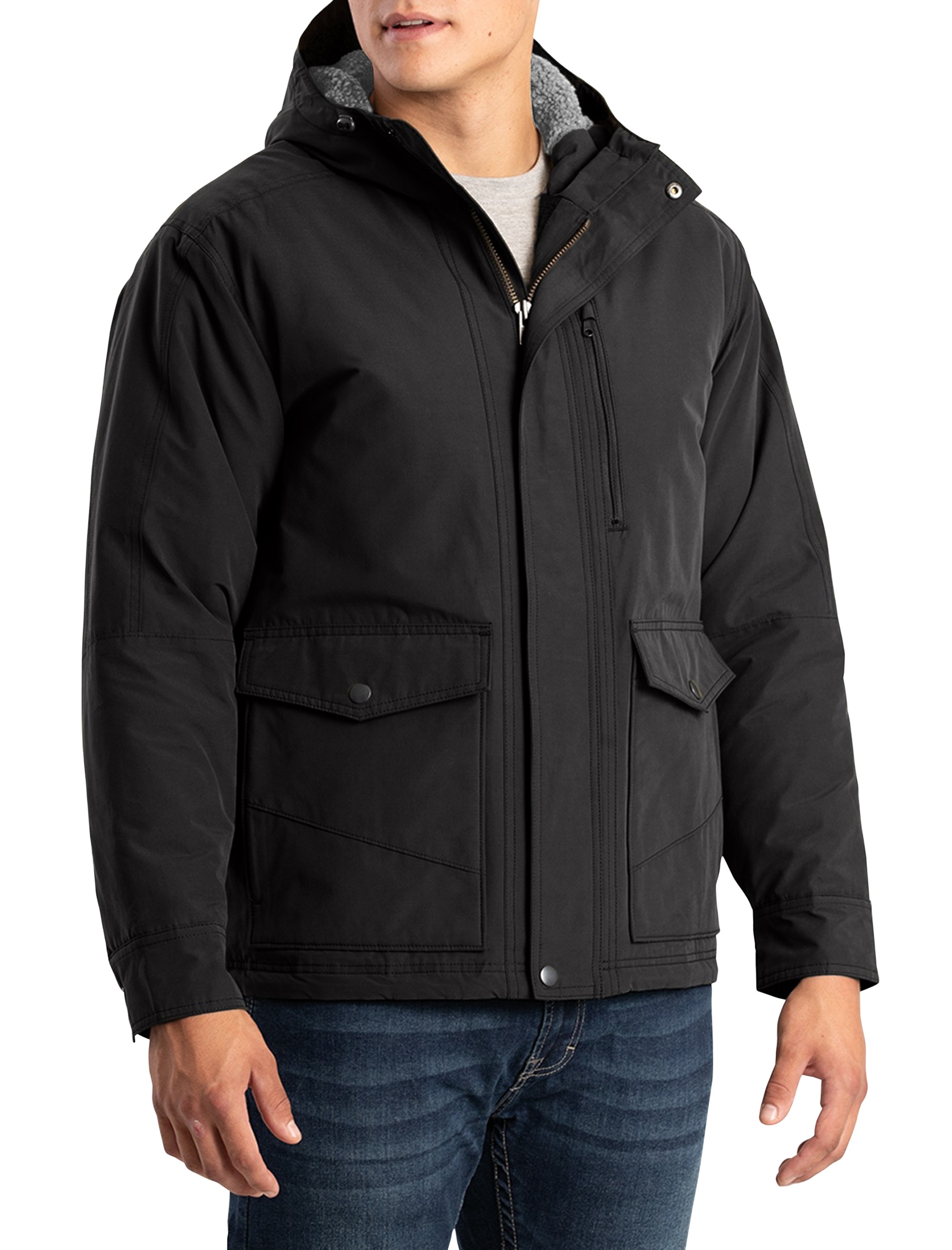 Highland Quilt-Lined Duck Hooded Active Jacket