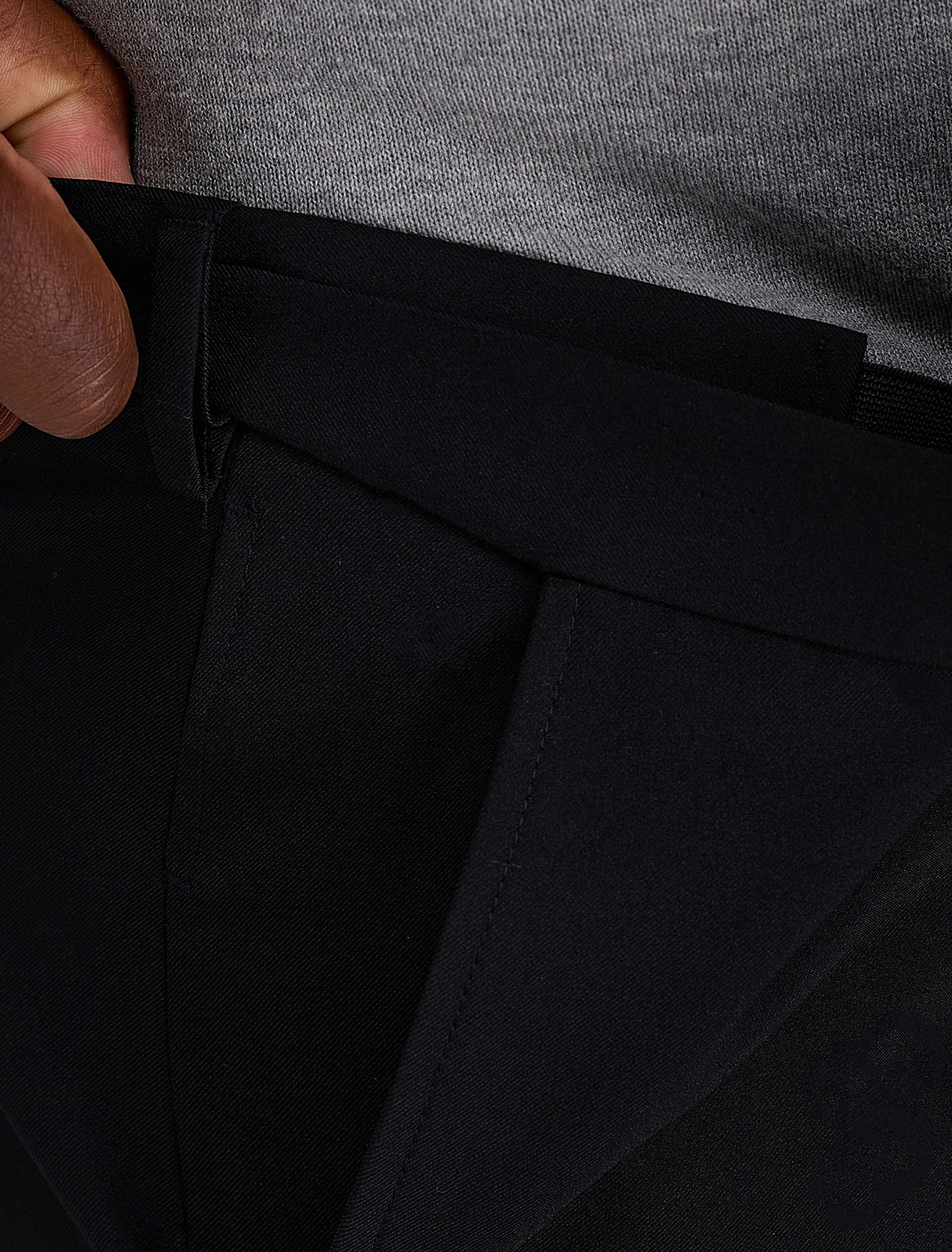 Premium Comfort Stretch Flat-Front Dress Pants