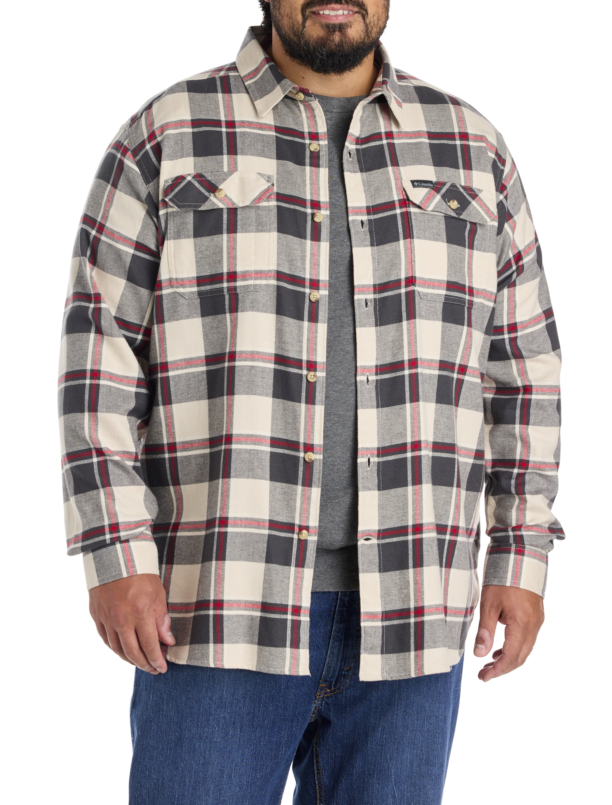 Flare Stretch Flannel Sport Shirt