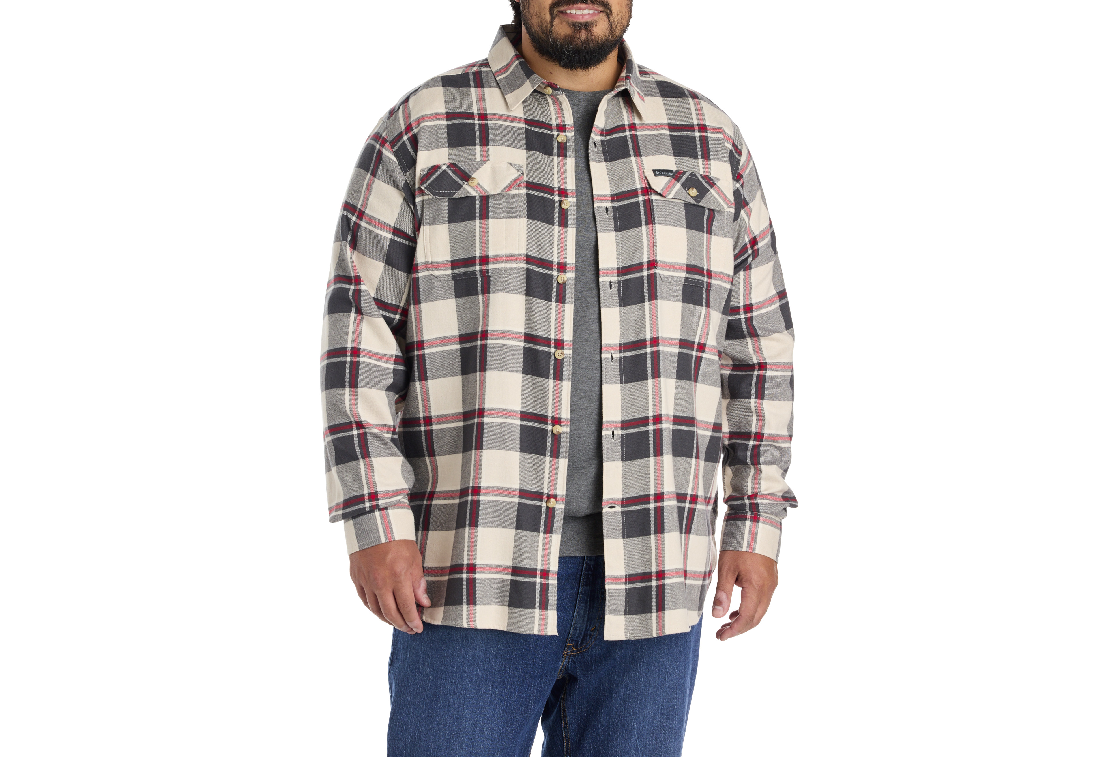 Flare Stretch Flannel Sport Shirt