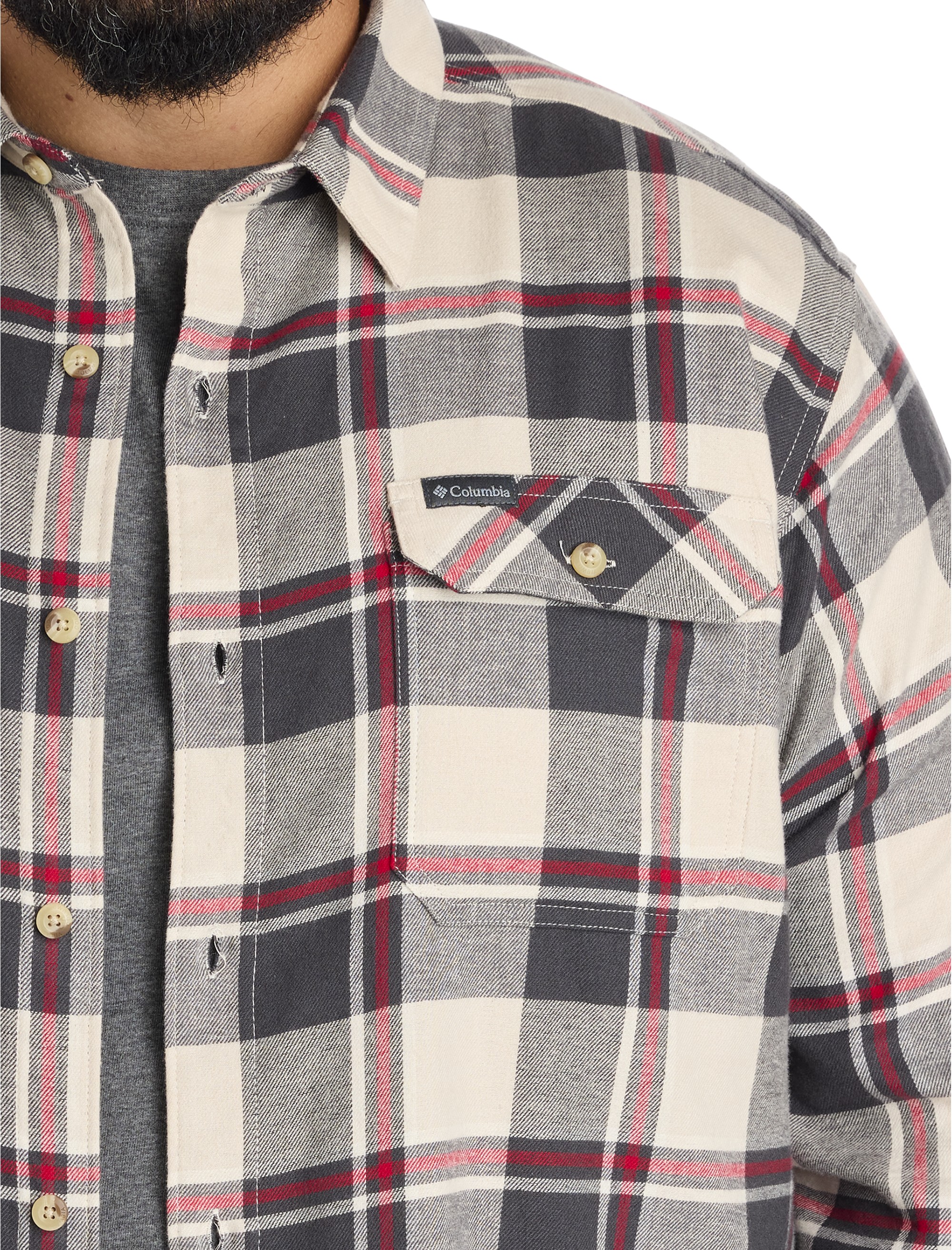 Flare Stretch Flannel Sport Shirt - thumbnail 3