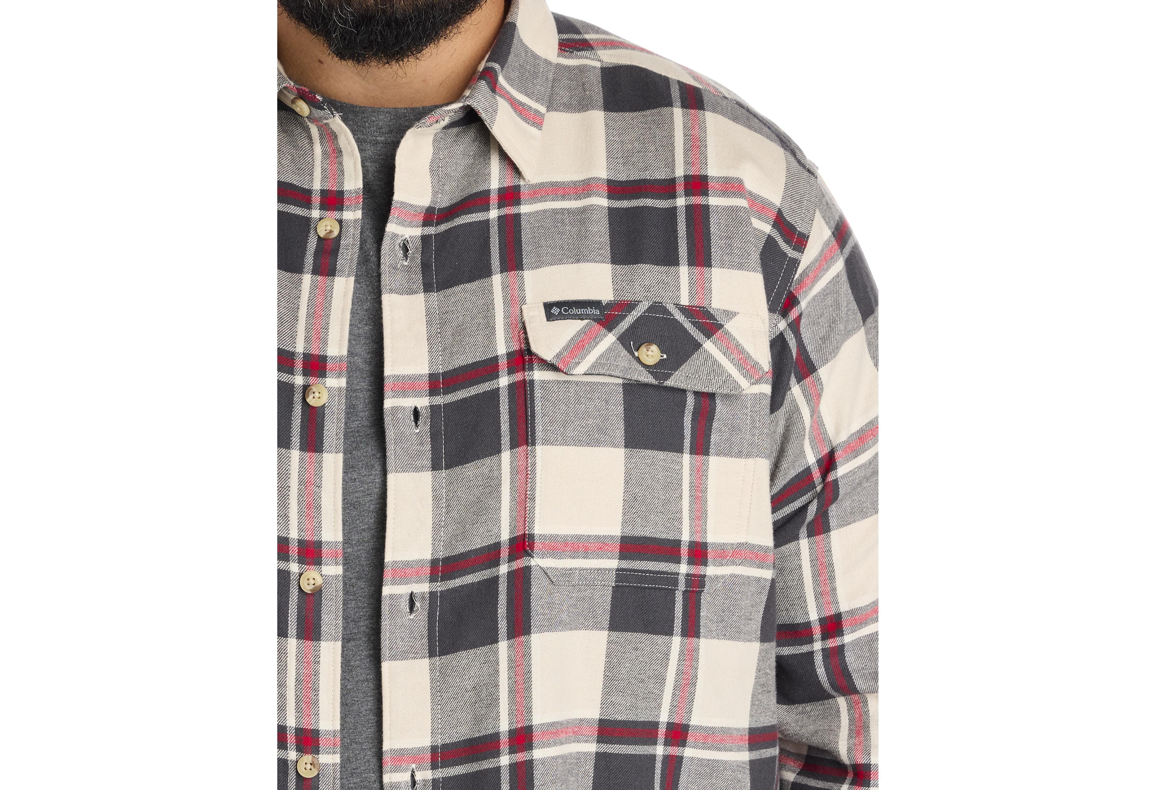 Flare Stretch Flannel Sport Shirt