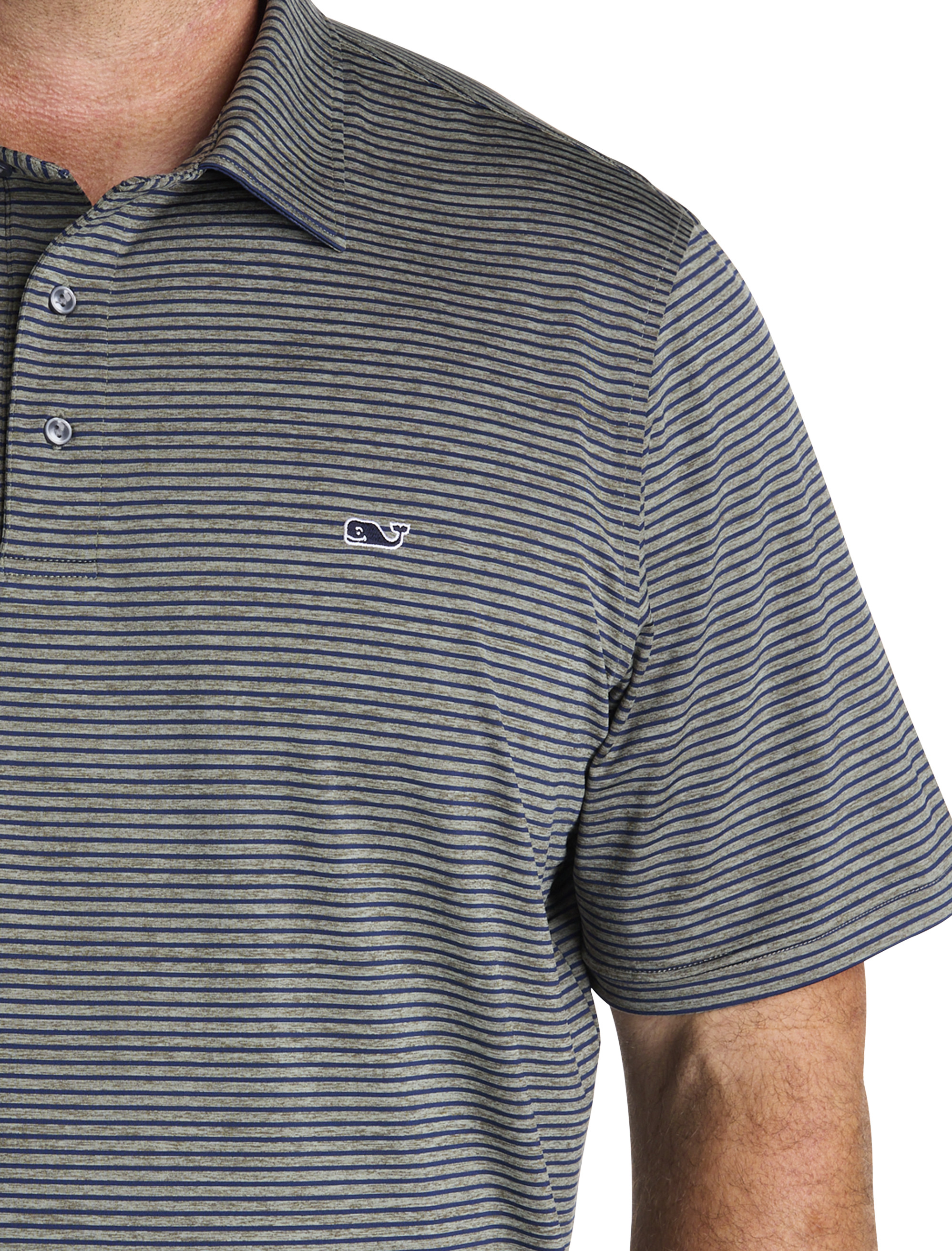 Striped Sankaty Performance Polo Shirt
