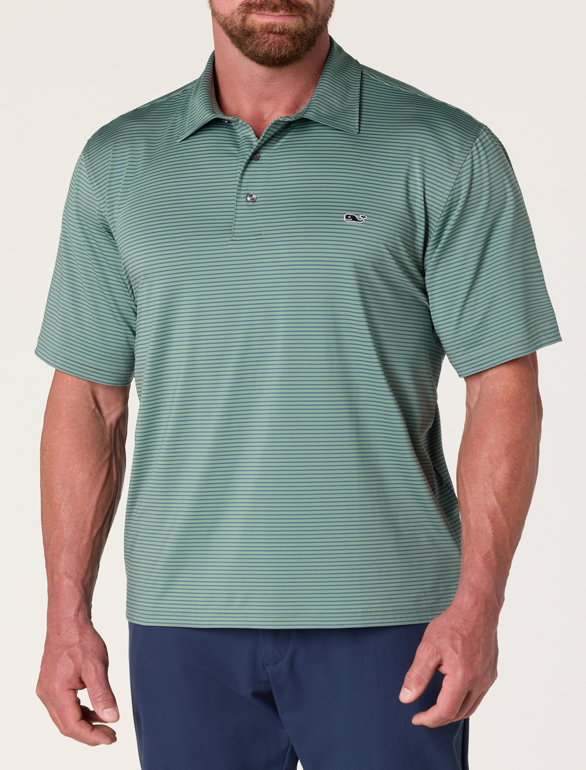 Striped Sankaty Performance Polo Shirt