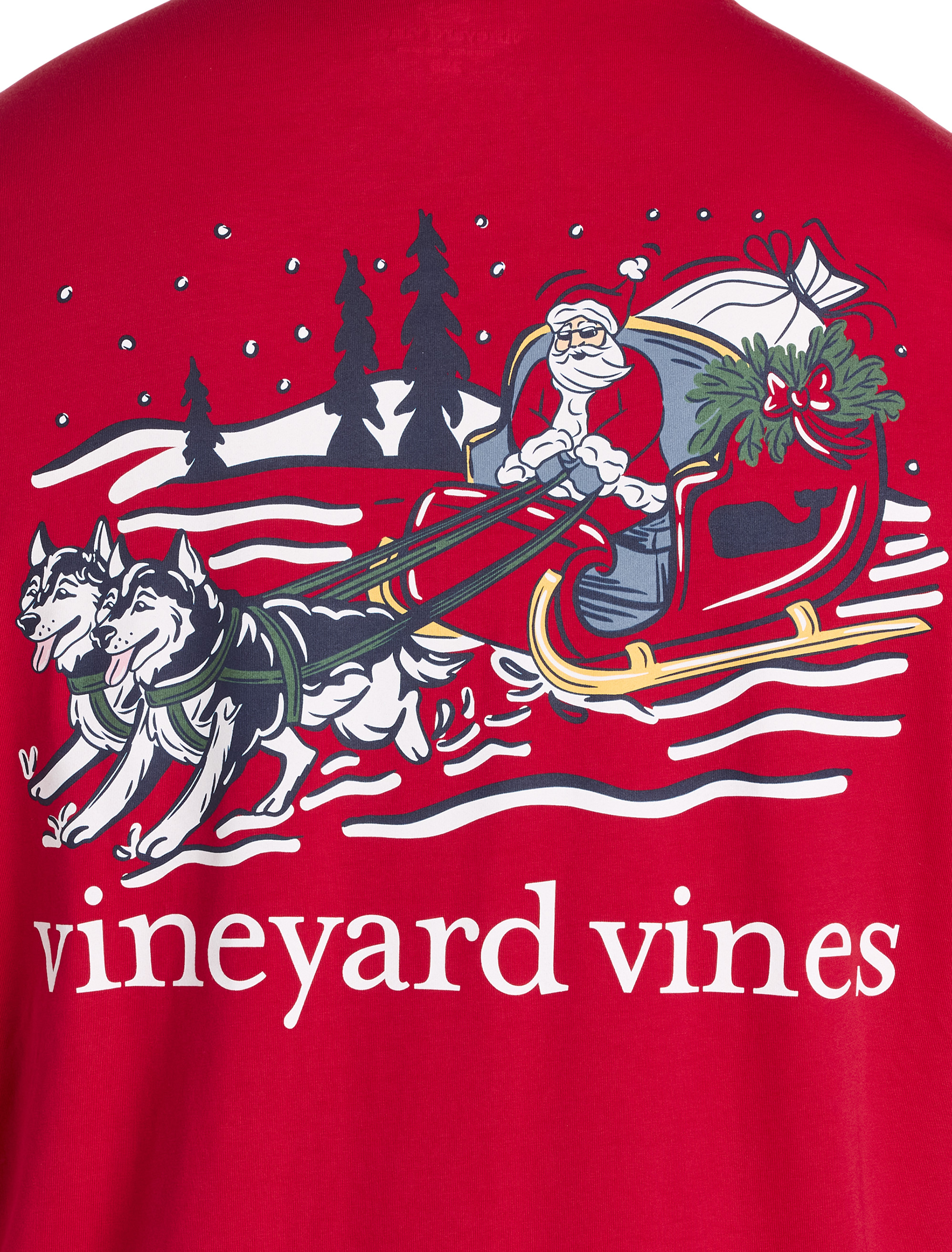 Santa Paws Long-Sleeve Graphic T-Shirt