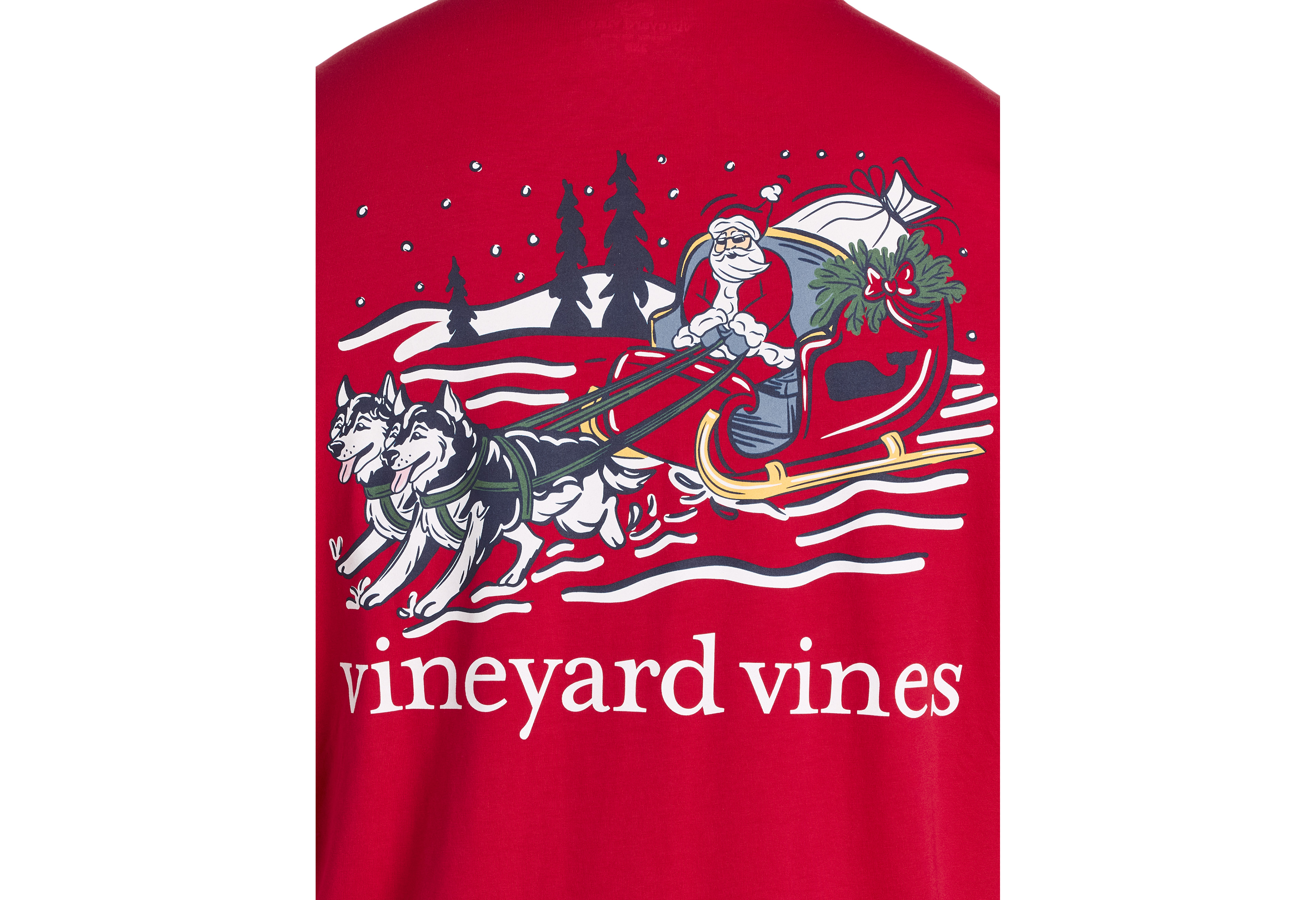 Santa Paws Long-Sleeve Graphic T-Shirt