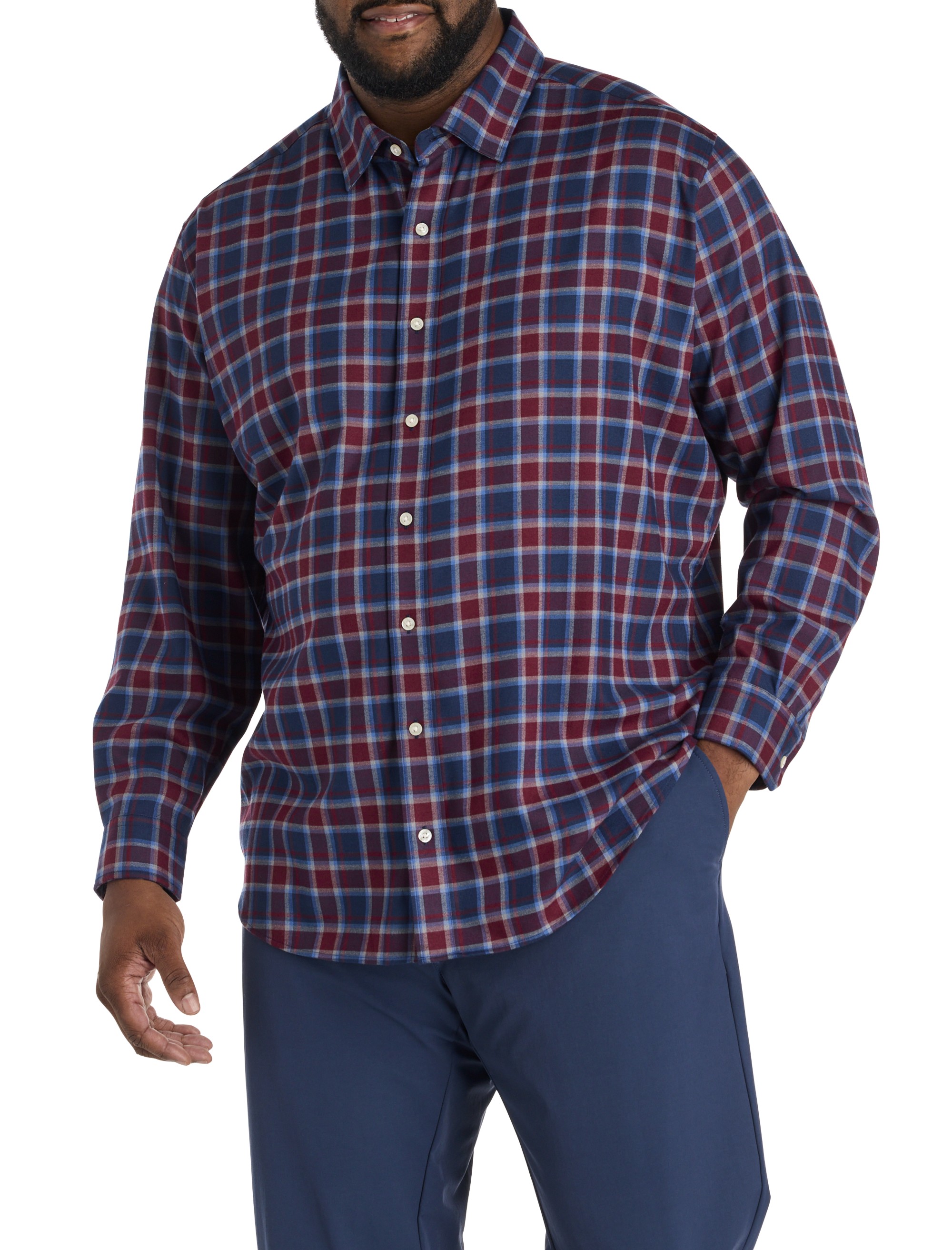 Plaid Tech Twill Sport Shirt - thumbnail 2
