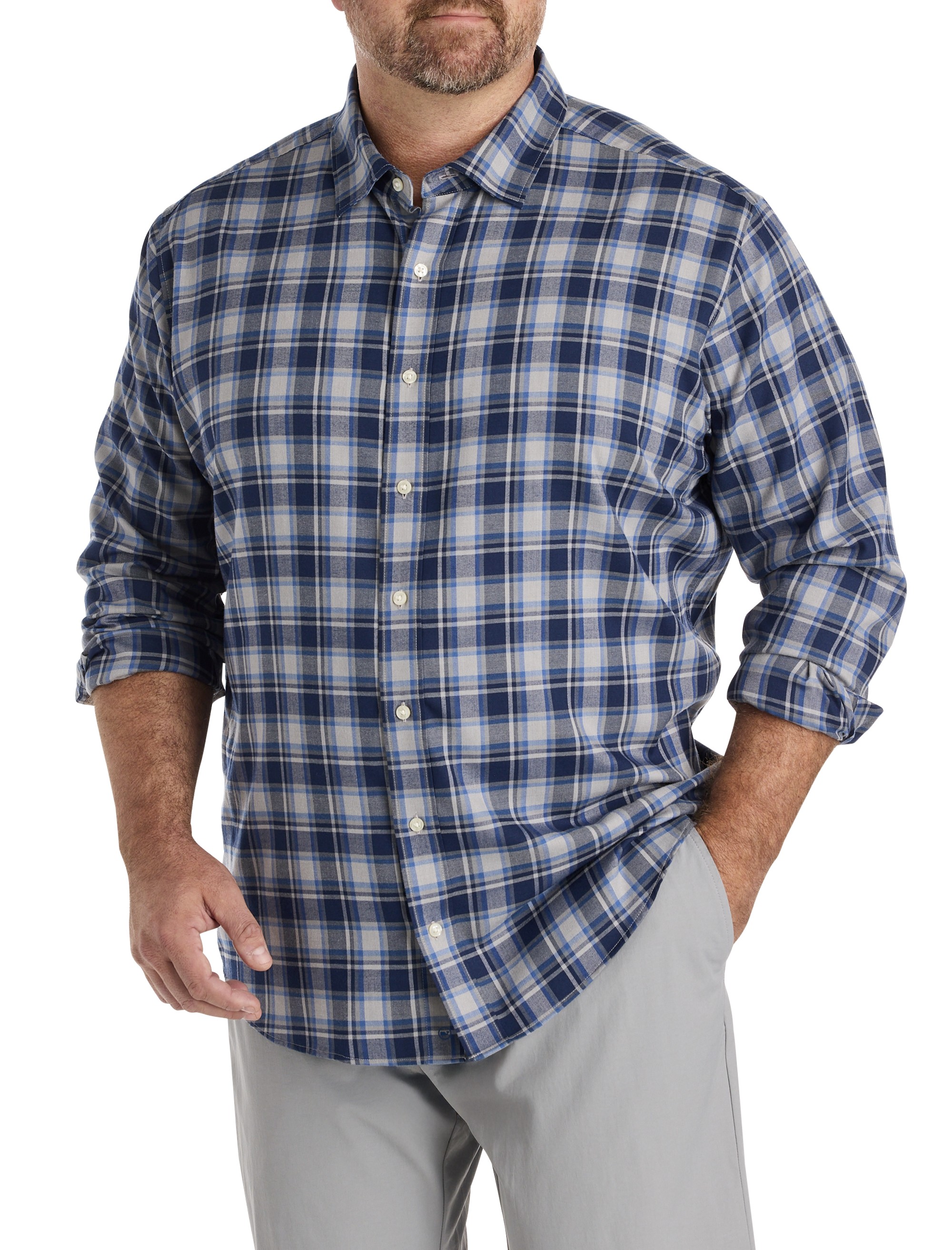 Plaid Tech Twill Sport Shirt - thumbnail 5