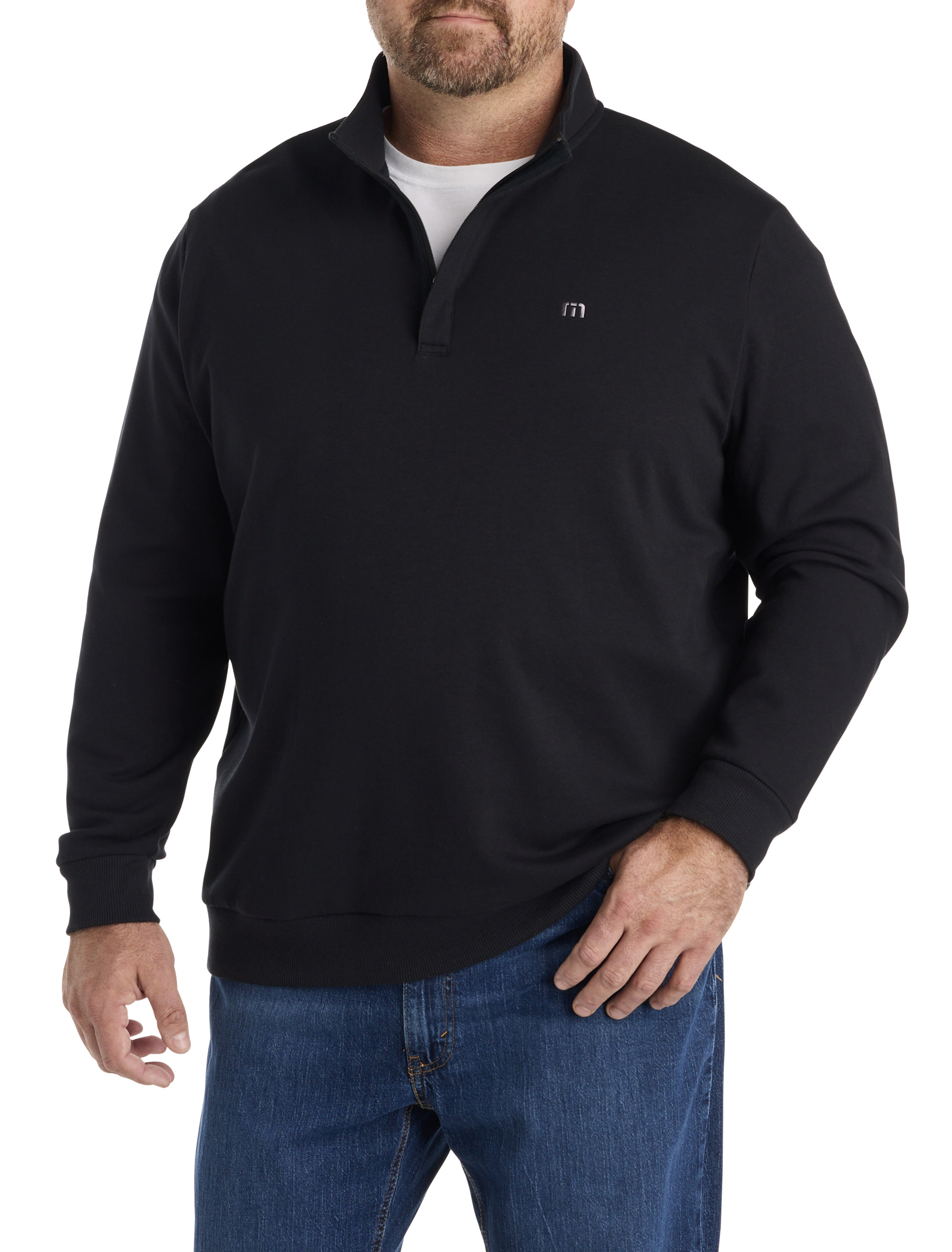 Big + Tall | TravisMathew Fit By DXL Cloud 1/4-Zip Pullover | DXL