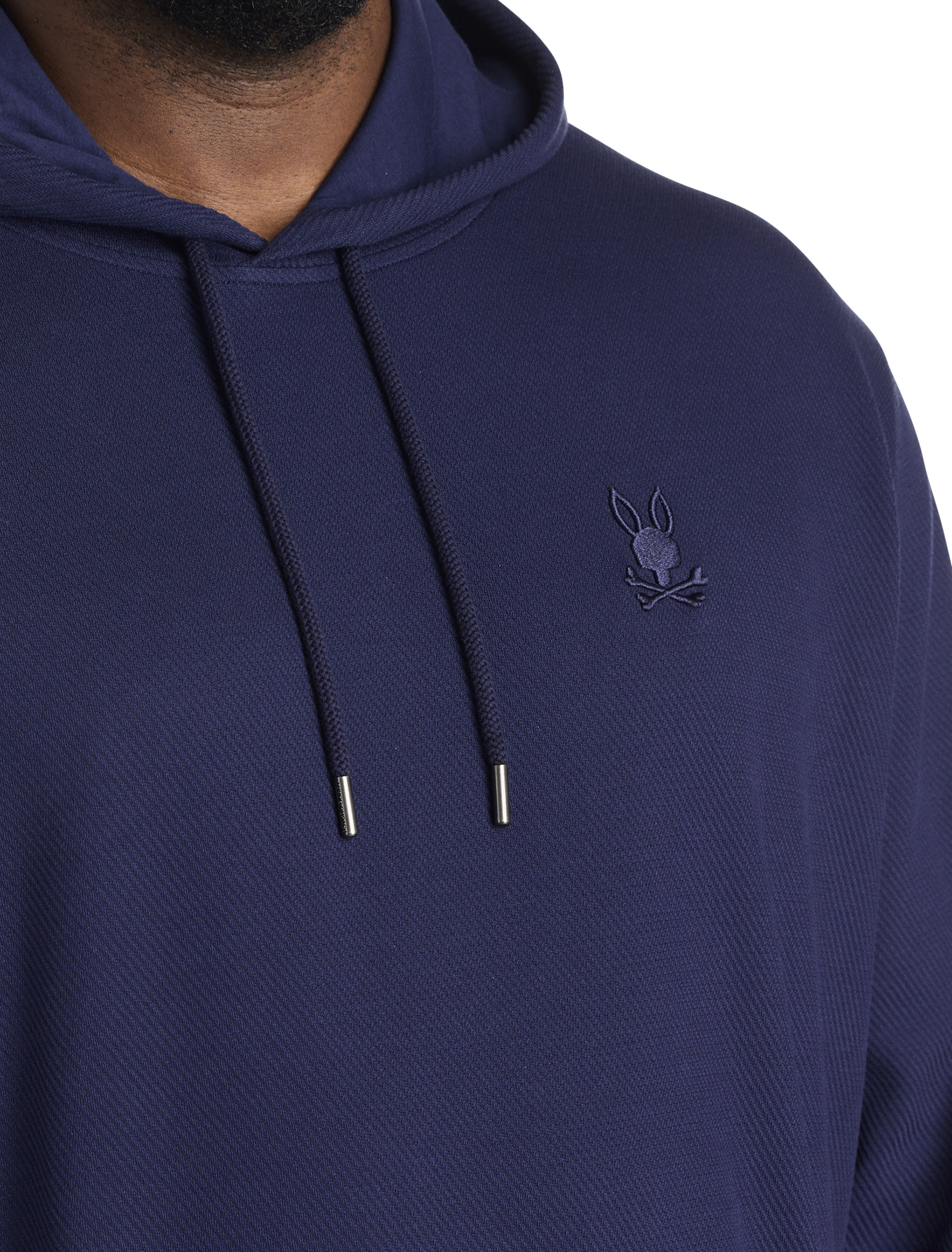 Big + Tall | Psycho Bunny Kai Textured Hoodie | DXL