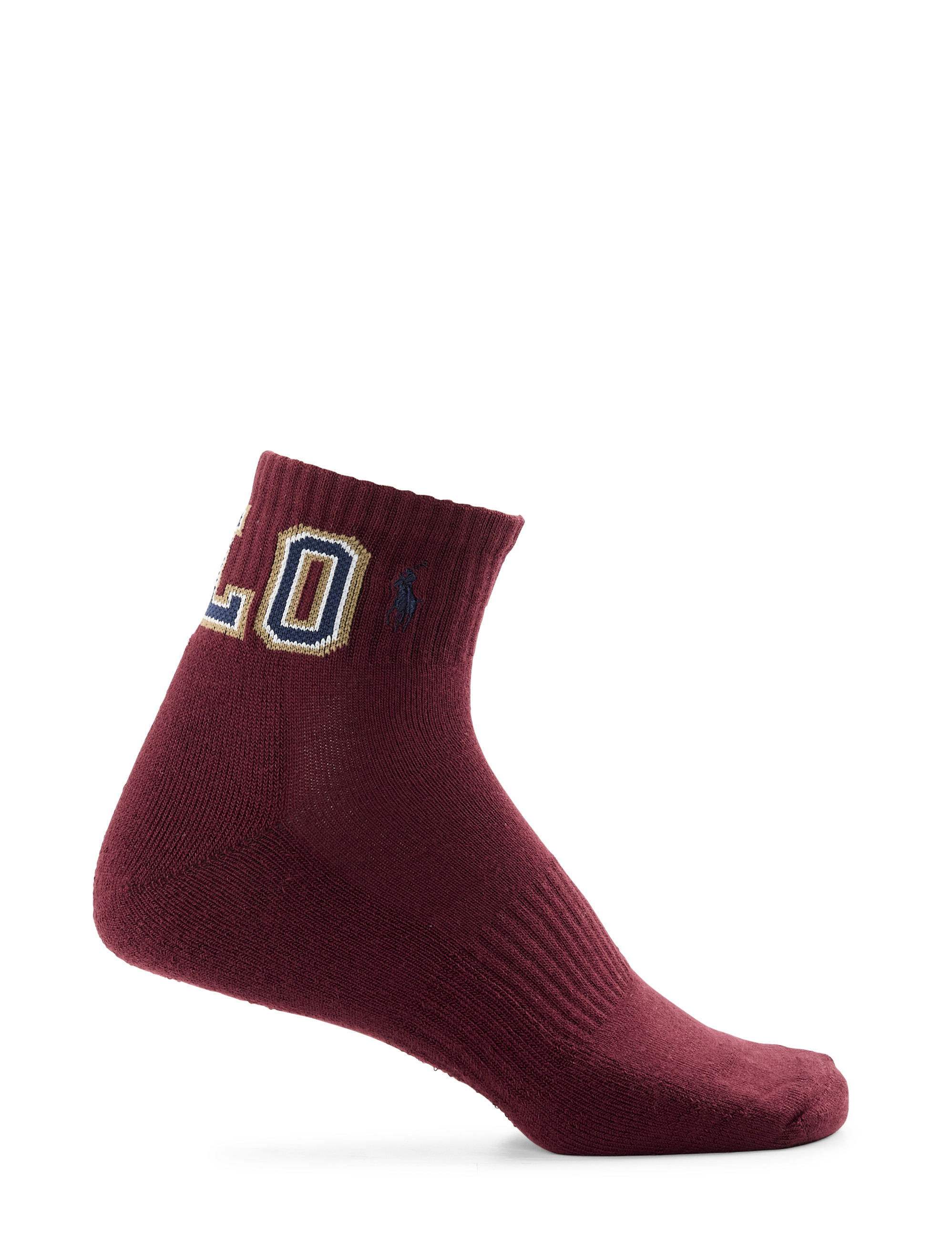 6-pk Quarter-Top Varsity Logo Athletic Socks