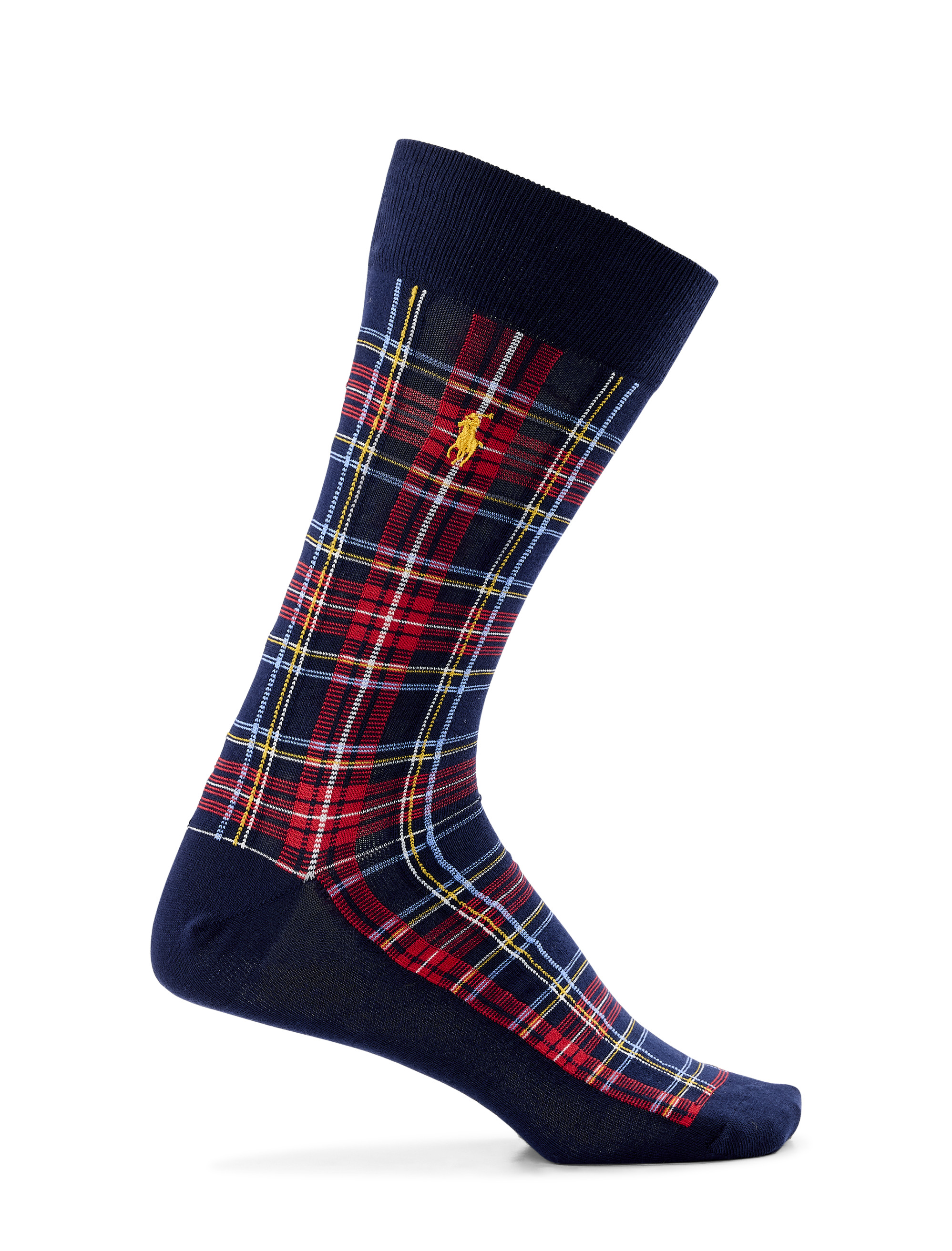 2-pk Holiday Plaid Striped Socks