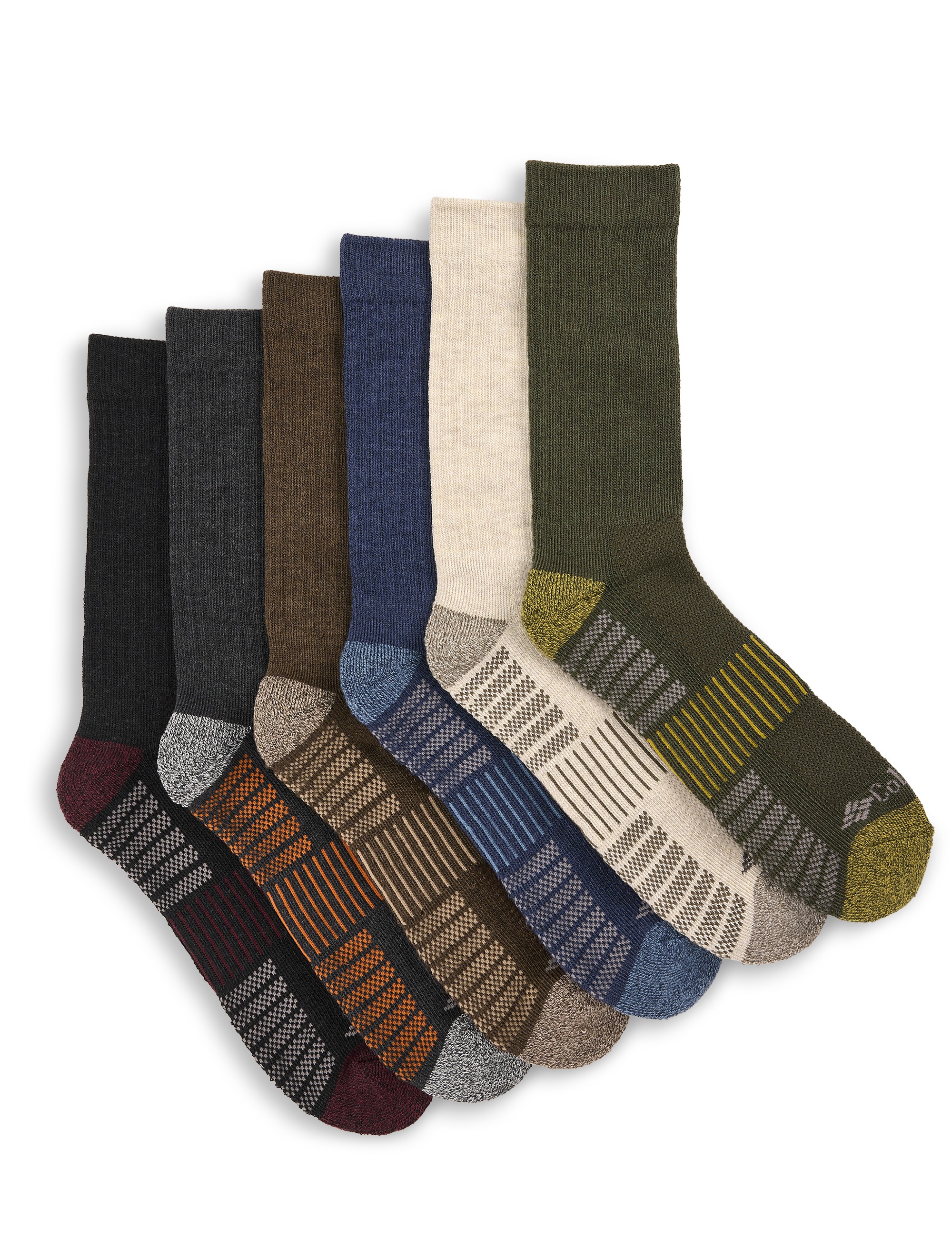 6-pk Athletic Crew Socks