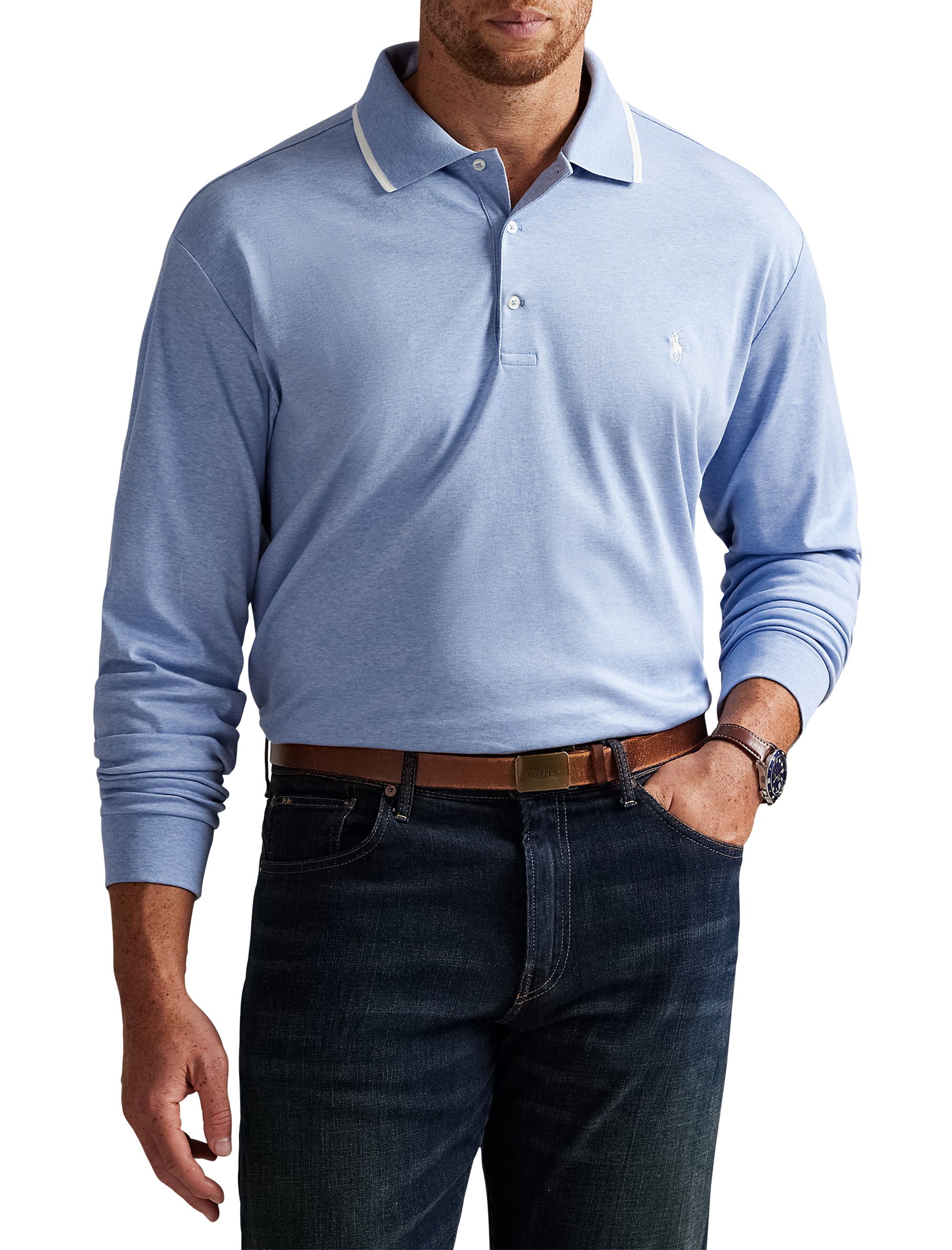 Long-Sleeve Polo Shirt