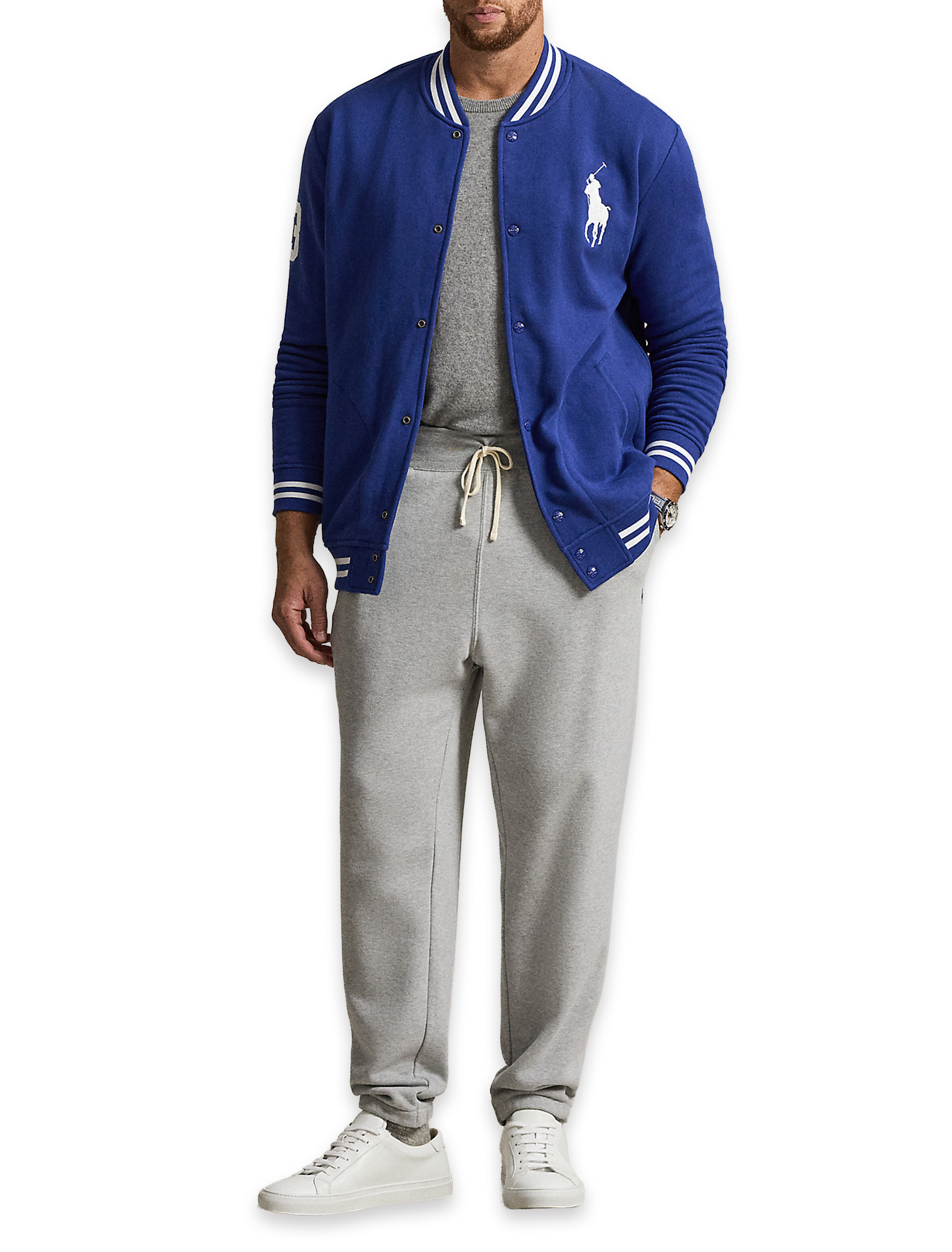 Big Pony Fleece Baseball Jacket