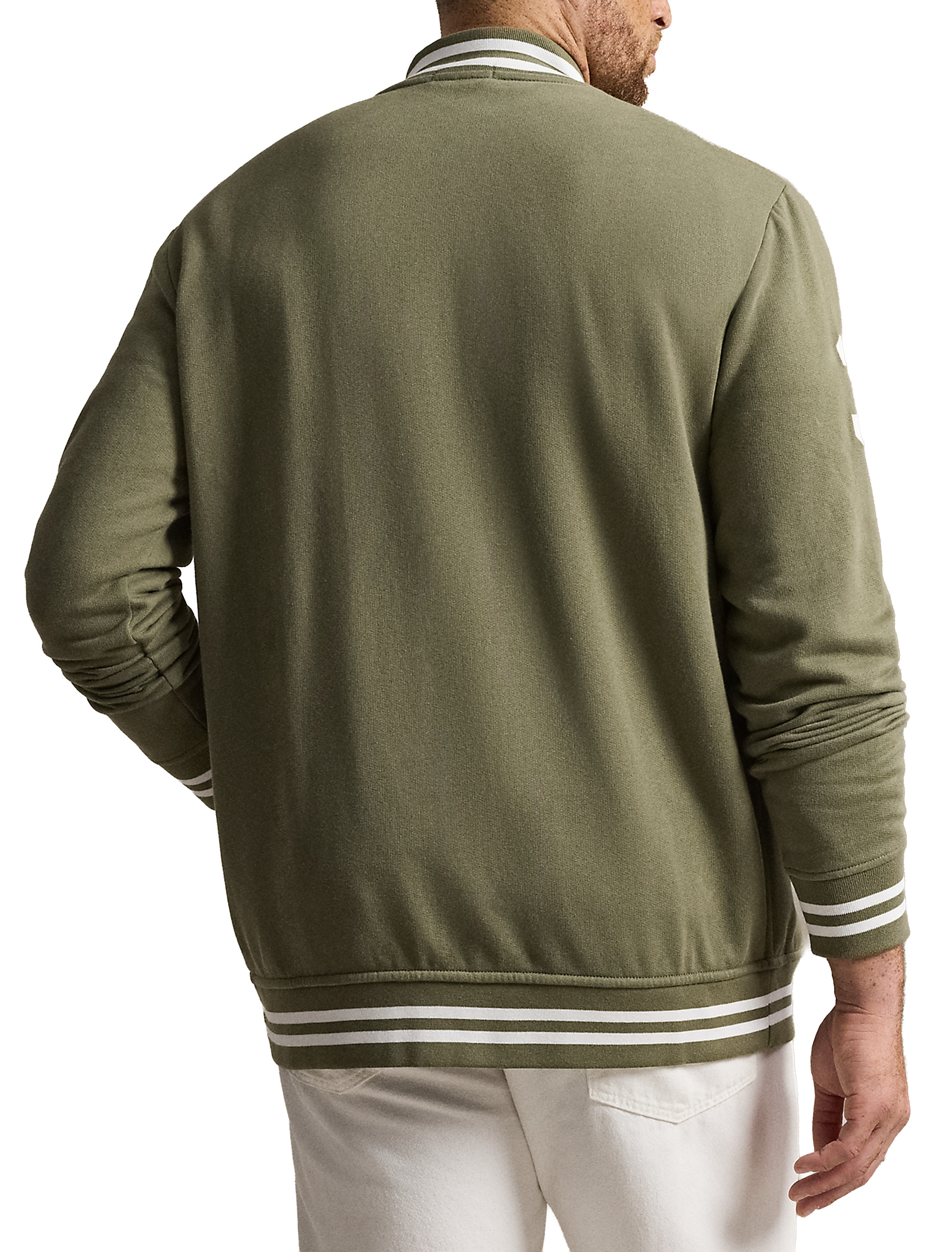 Big + Tall | Polo Ralph Lauren Big Pony Fleece Baseball Jacket | DXL