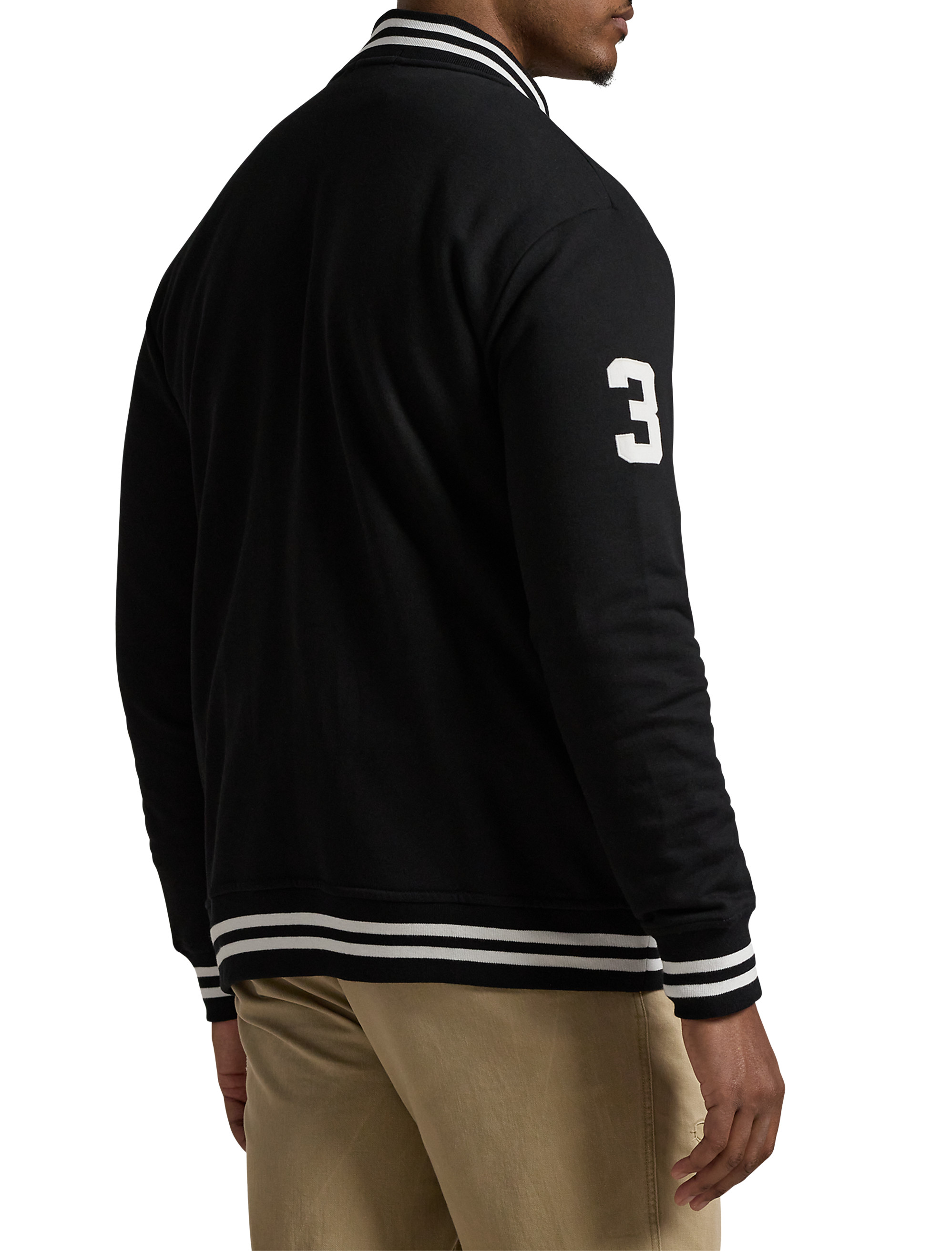 Big + Tall | Polo Ralph Lauren Big Pony Fleece Baseball Jacket | DXL