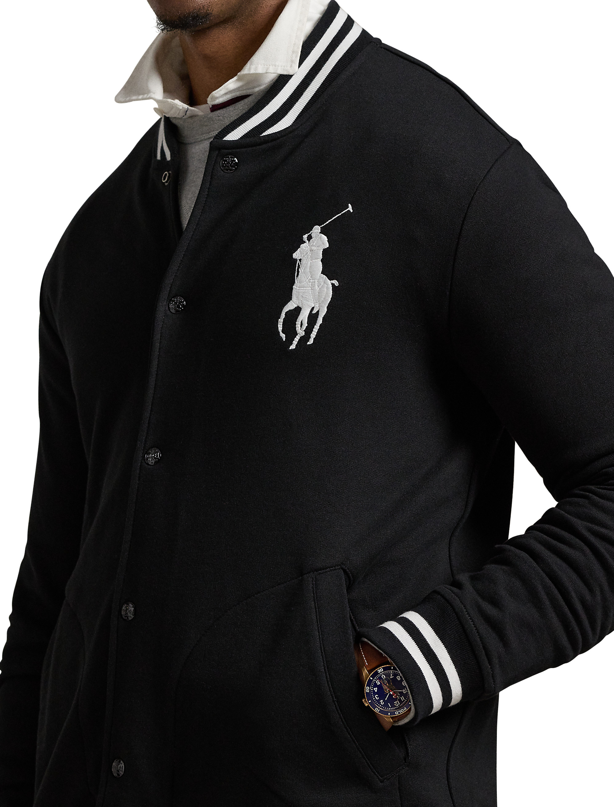 Big Pony Fleece Baseball Jacket