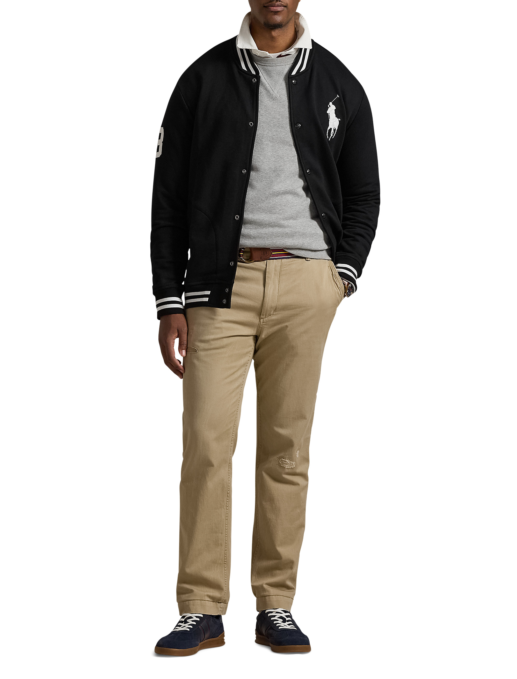 Big Pony Fleece Baseball Jacket