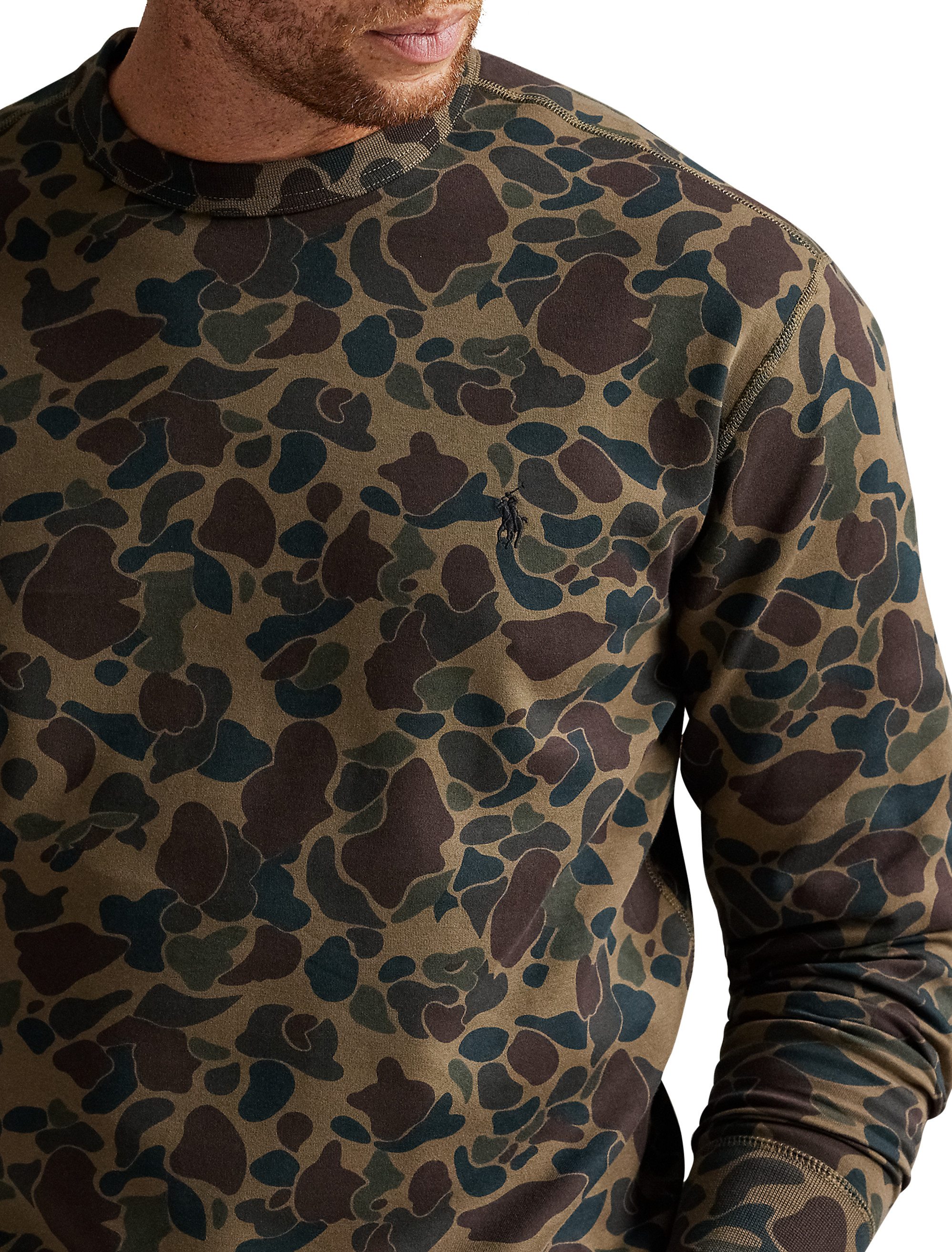 Camo Double-Knit Sweatshirt