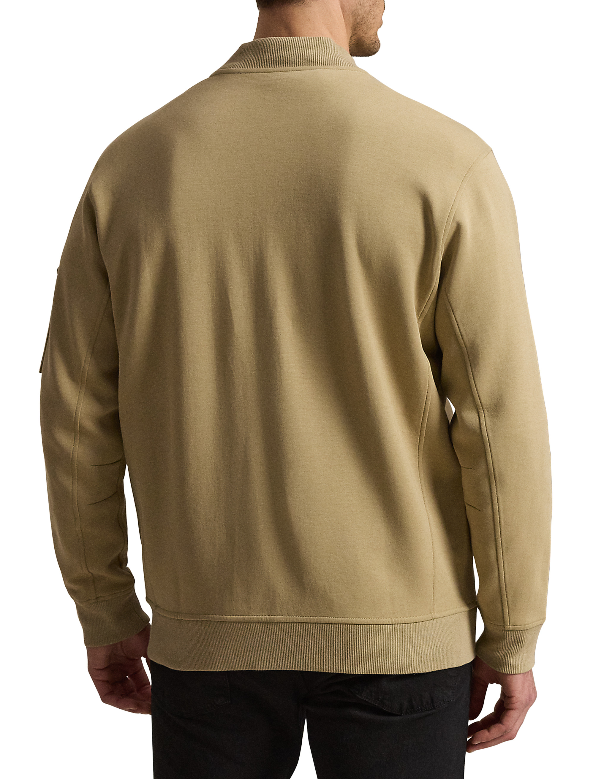 Double-Knit Bomber Jacket
