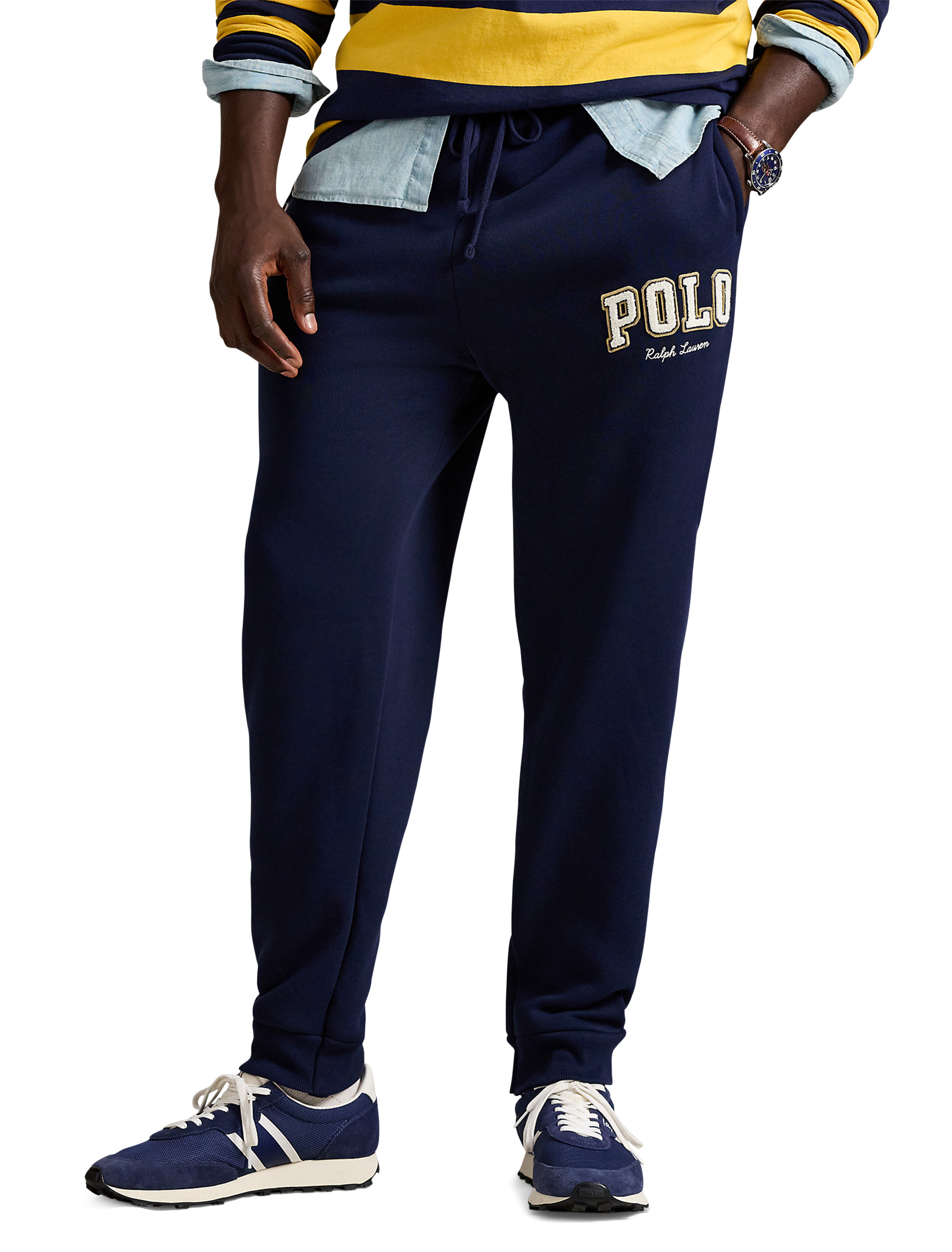 Navy Blue Fleece Sweatpants | DXL