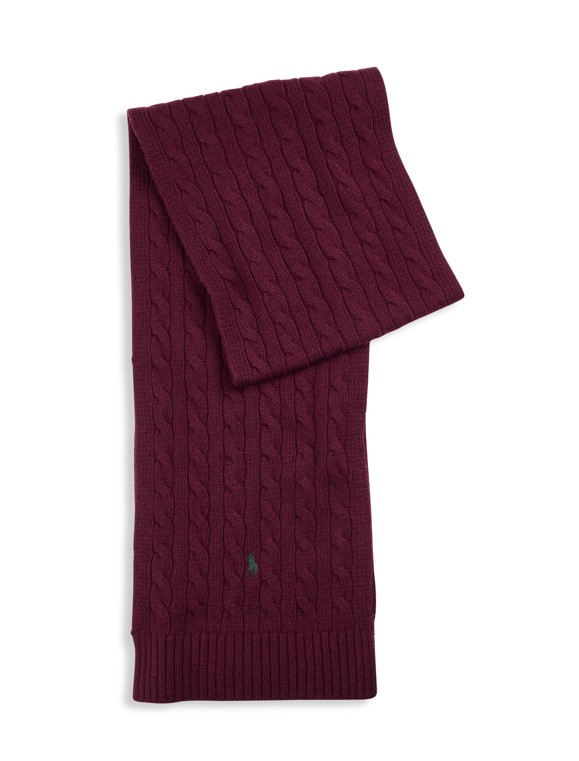 Classic Cable-Knit Scarf