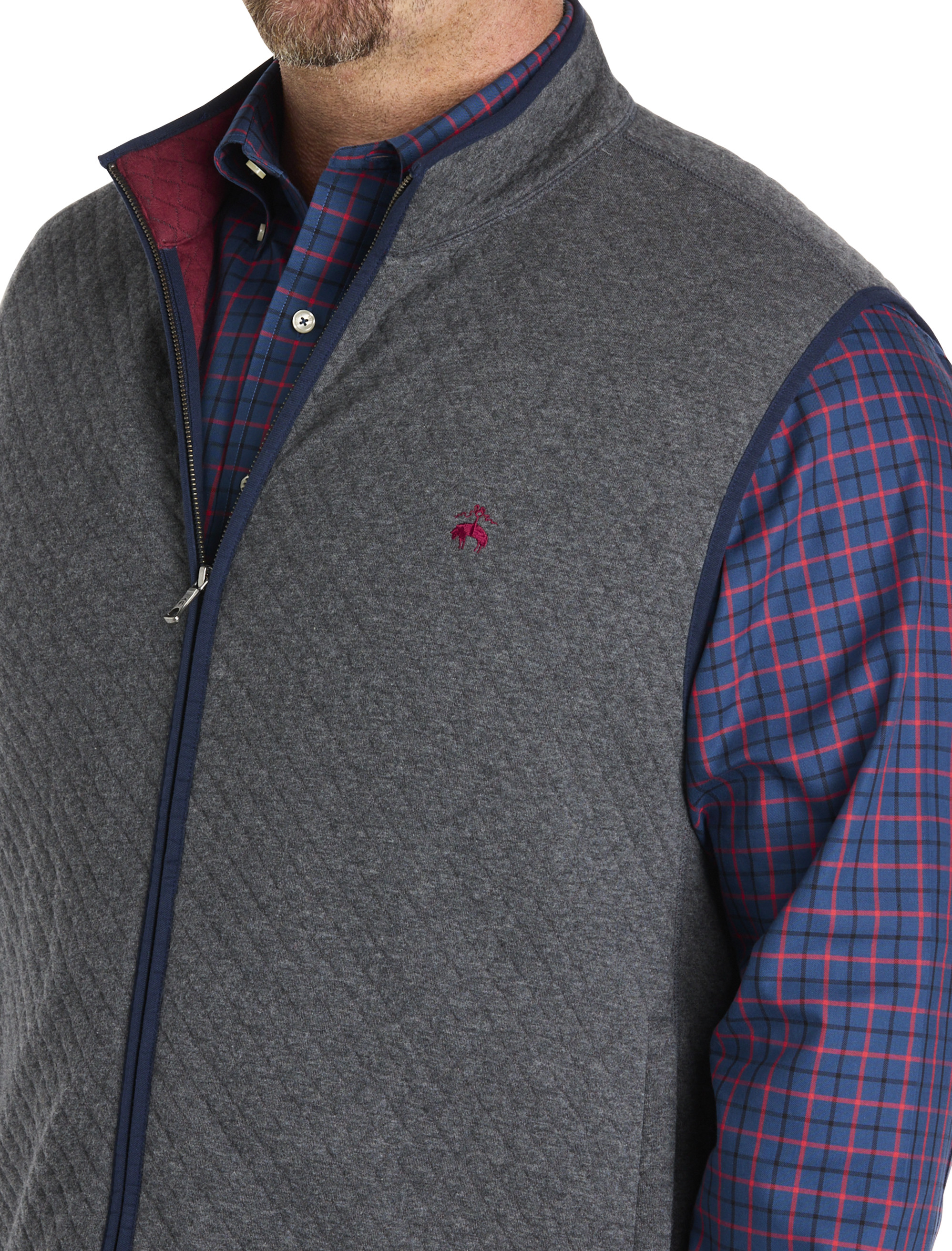 Big + Tall | Brooks Brothers Diamond Quilted Vest | DXL
