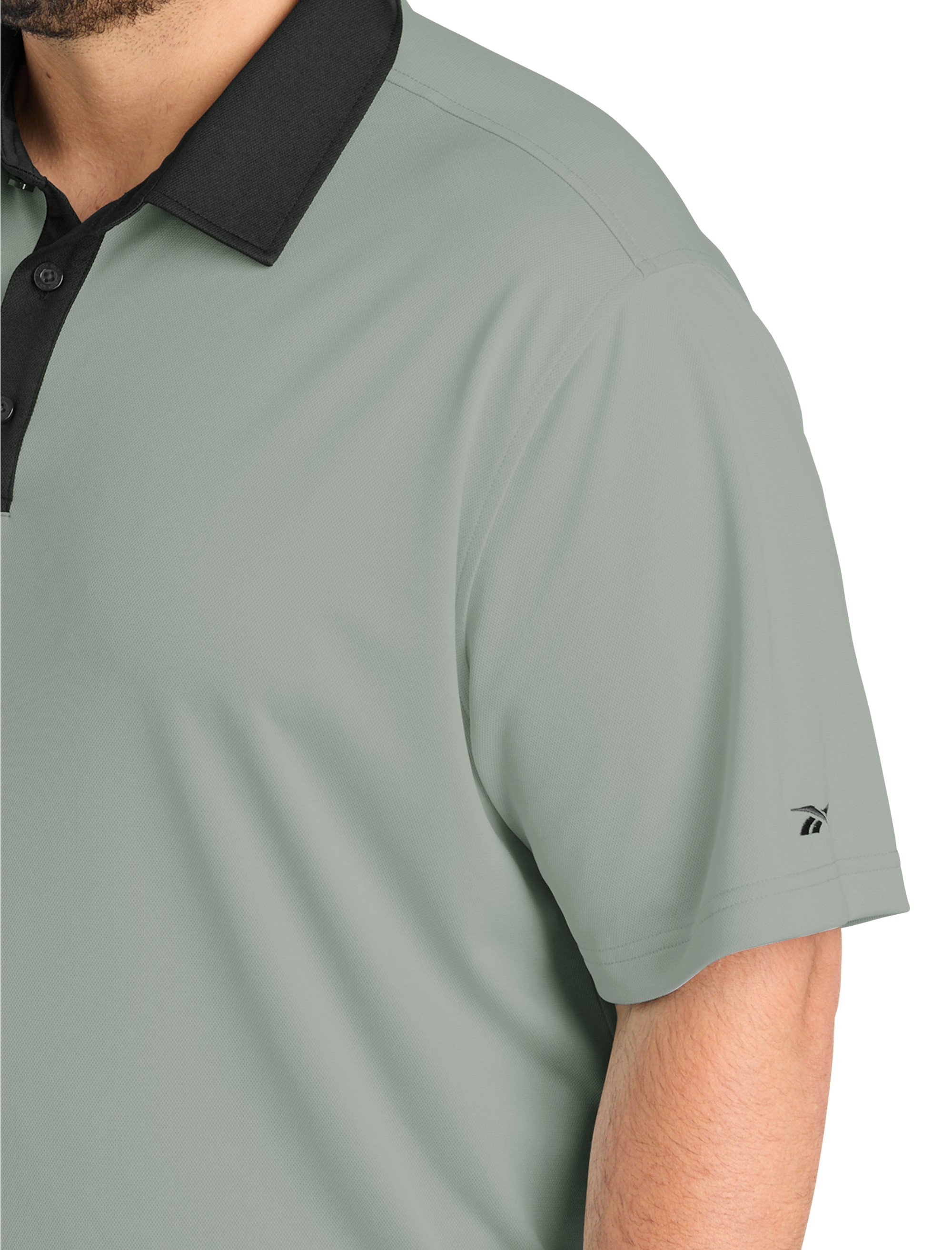Contrast Solid Polo Shirt - thumbnail 2