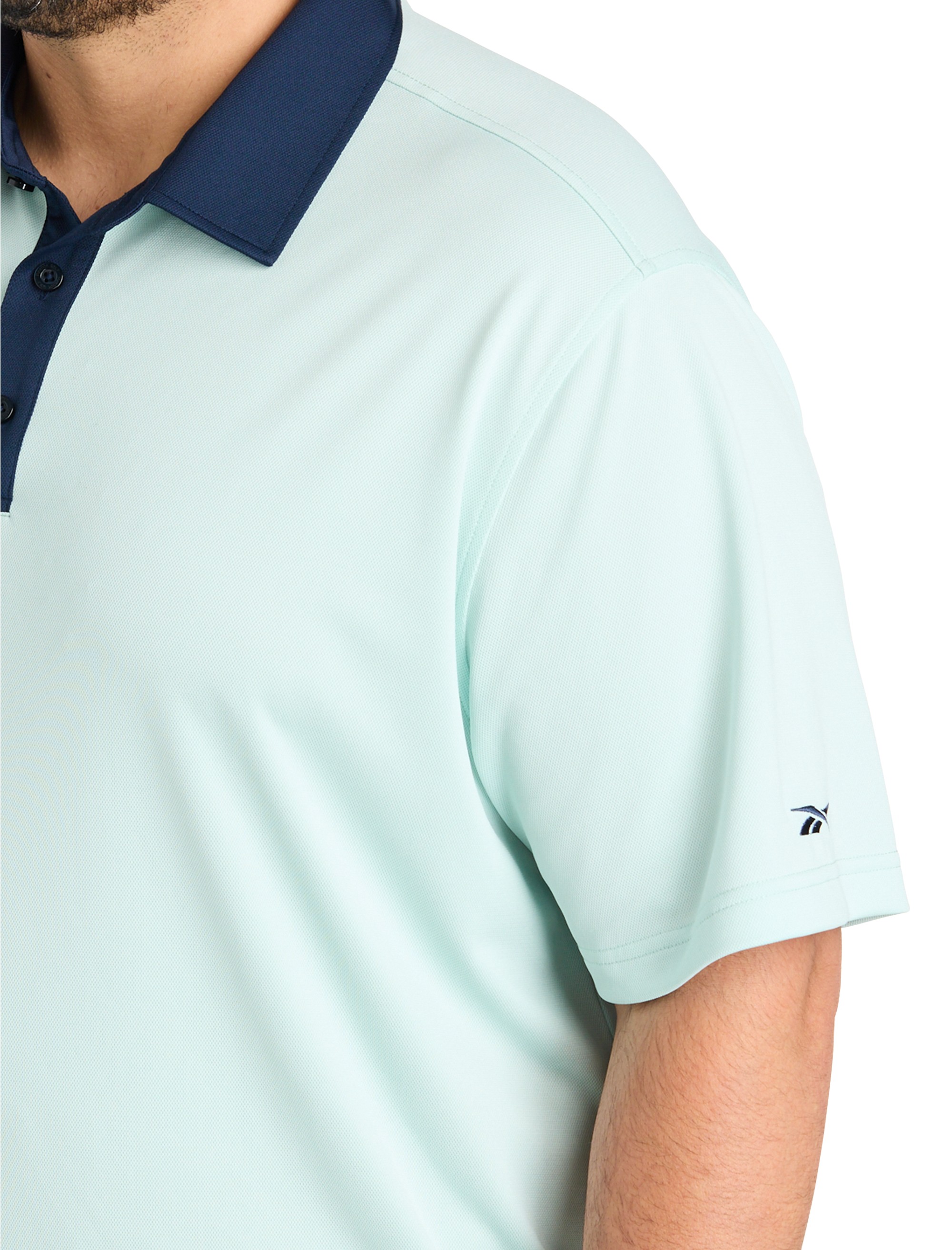 Contrast Solid Polo Shirt - thumbnail 5