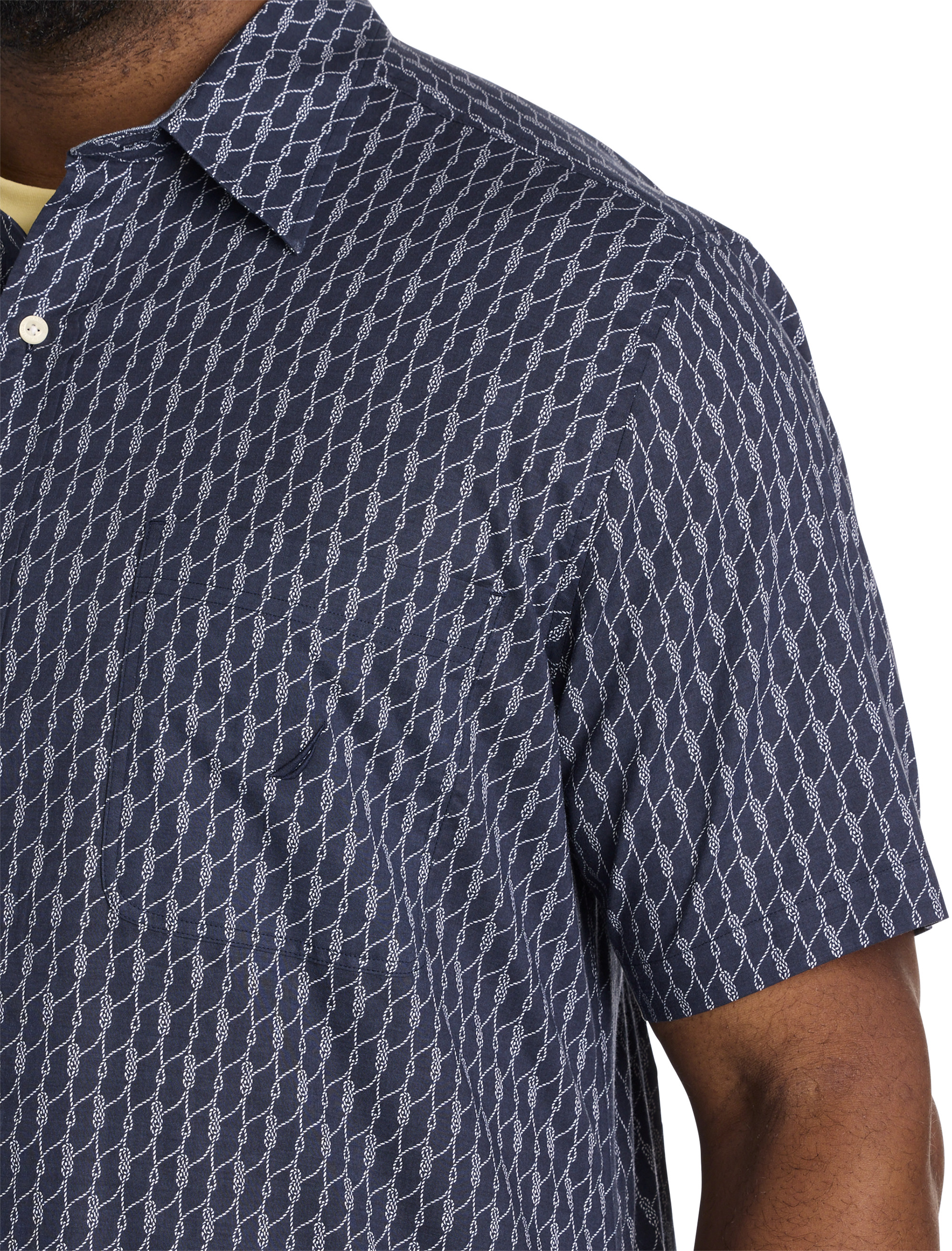 Rope-Printed Sport Shirt