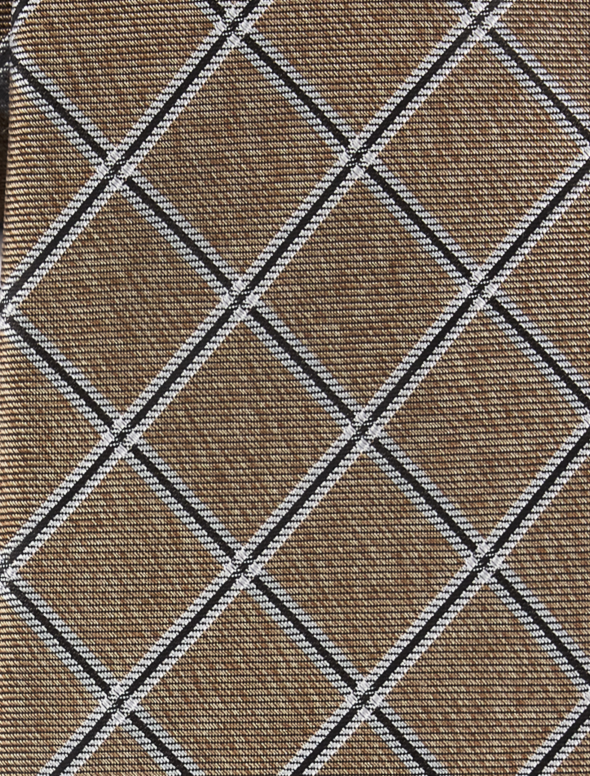 Yarrow Grid Patterned Tie