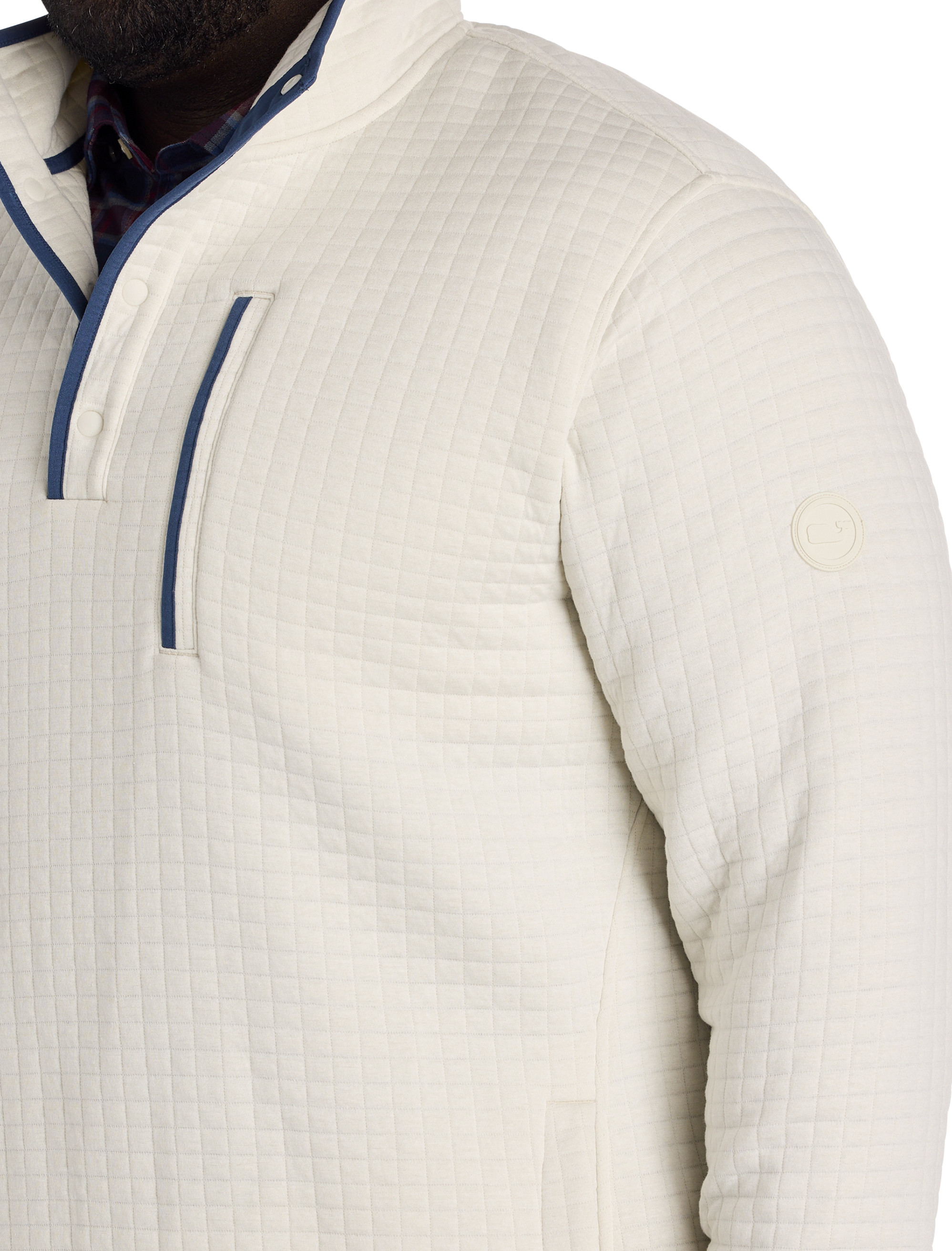 Quilted Navigator 1/4-Snap Pullover