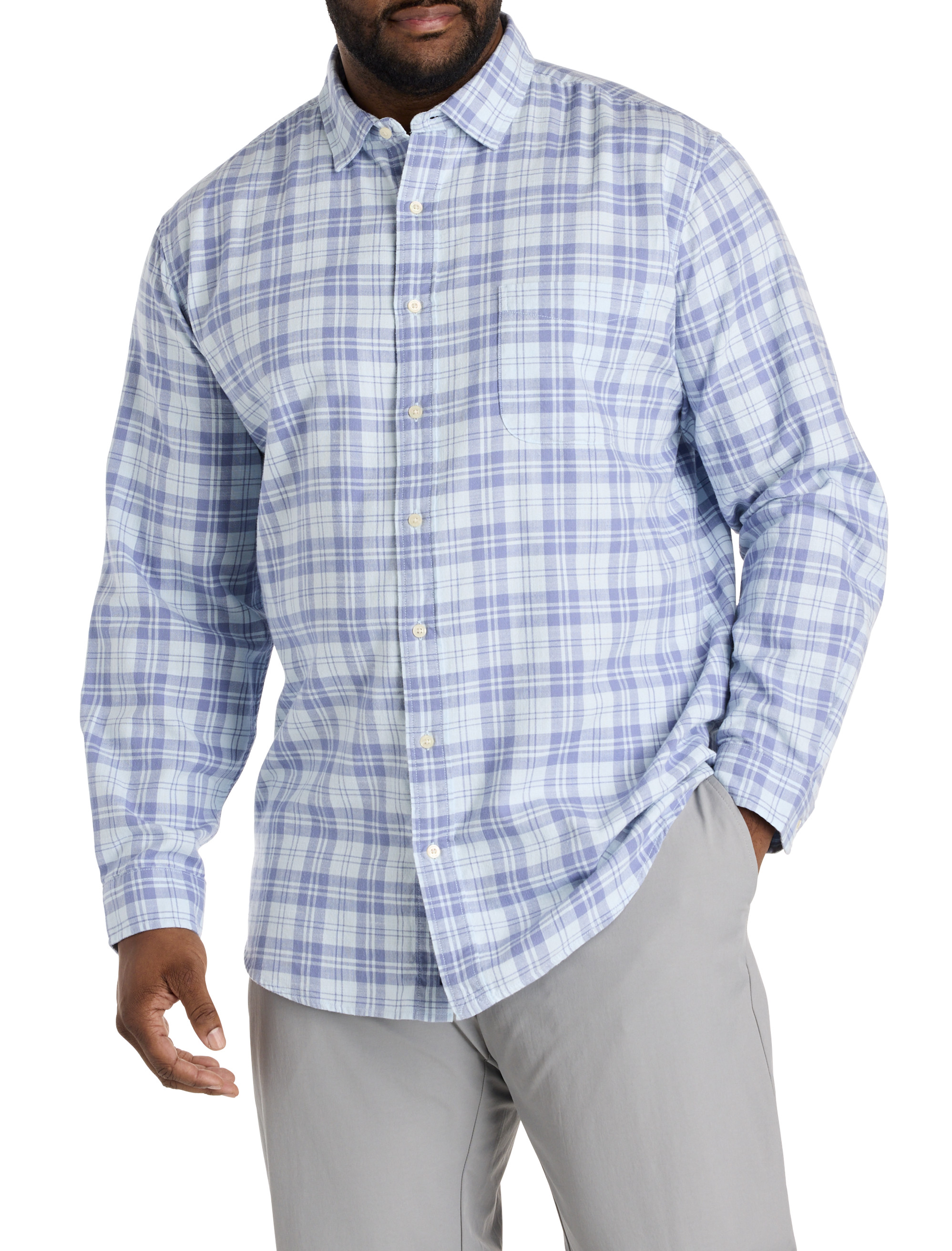 Hummock Plaid Island Flannel Sport Shirt
