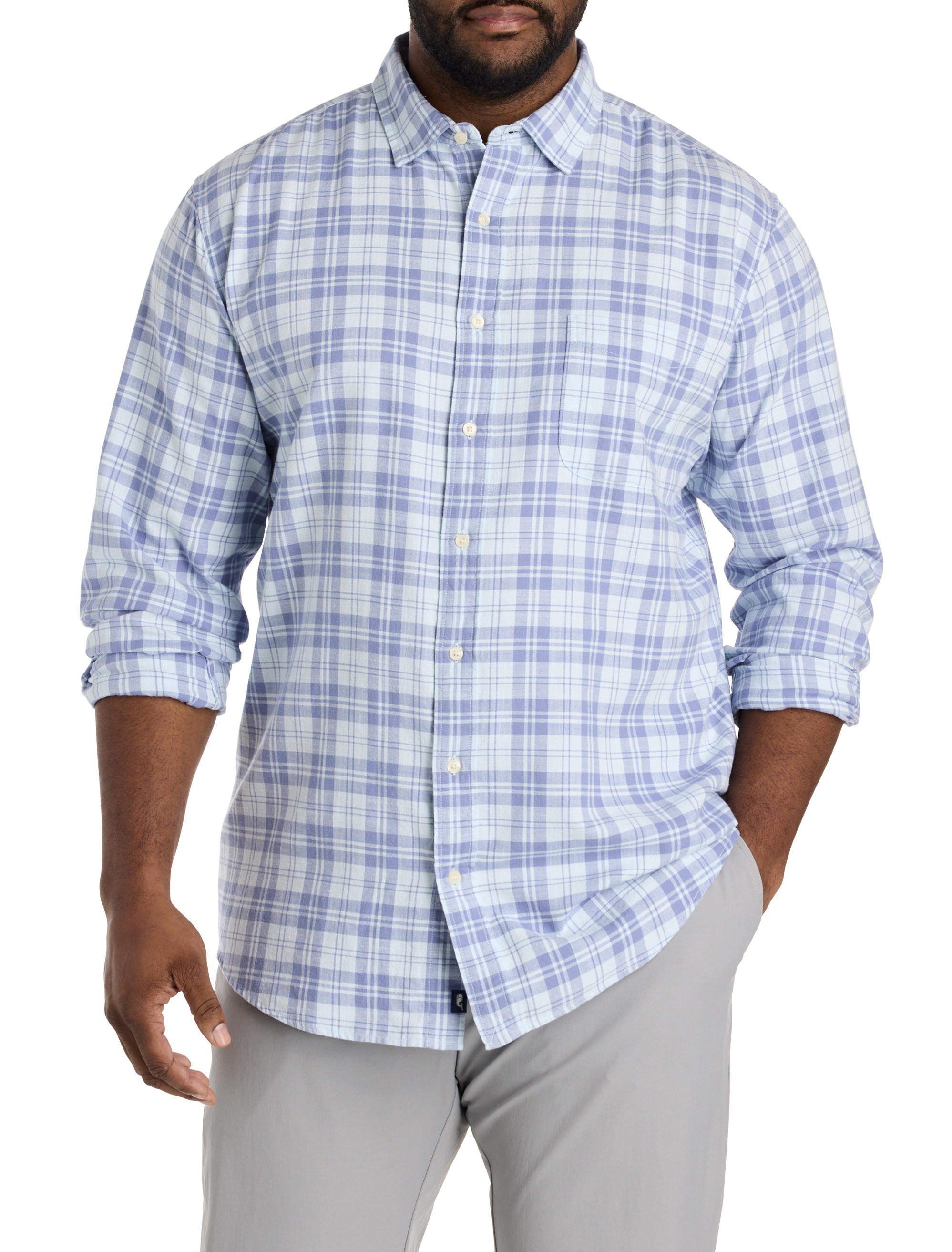 Hummock Plaid Island Flannel Sport Shirt