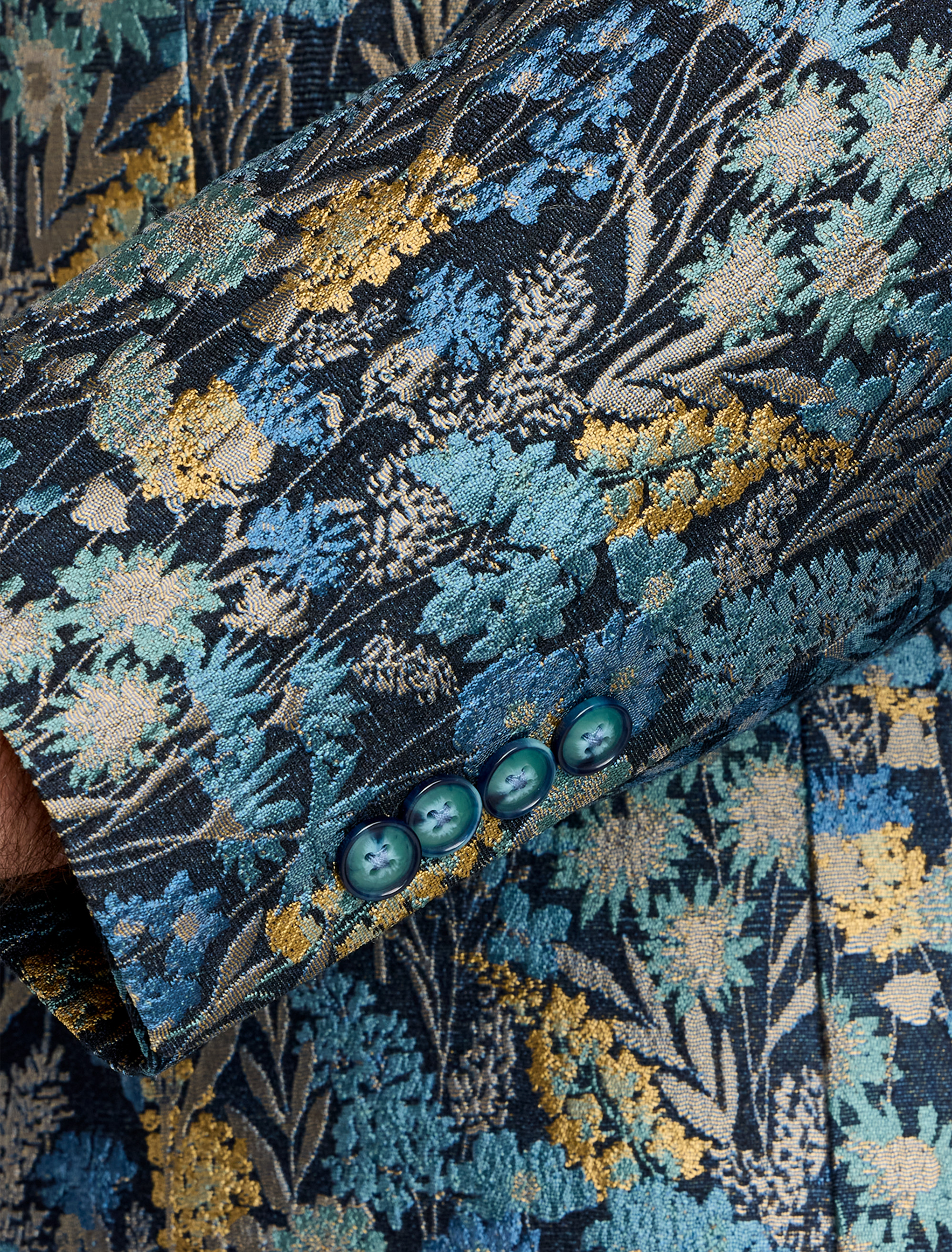 Floral Jacquard Sport Coat