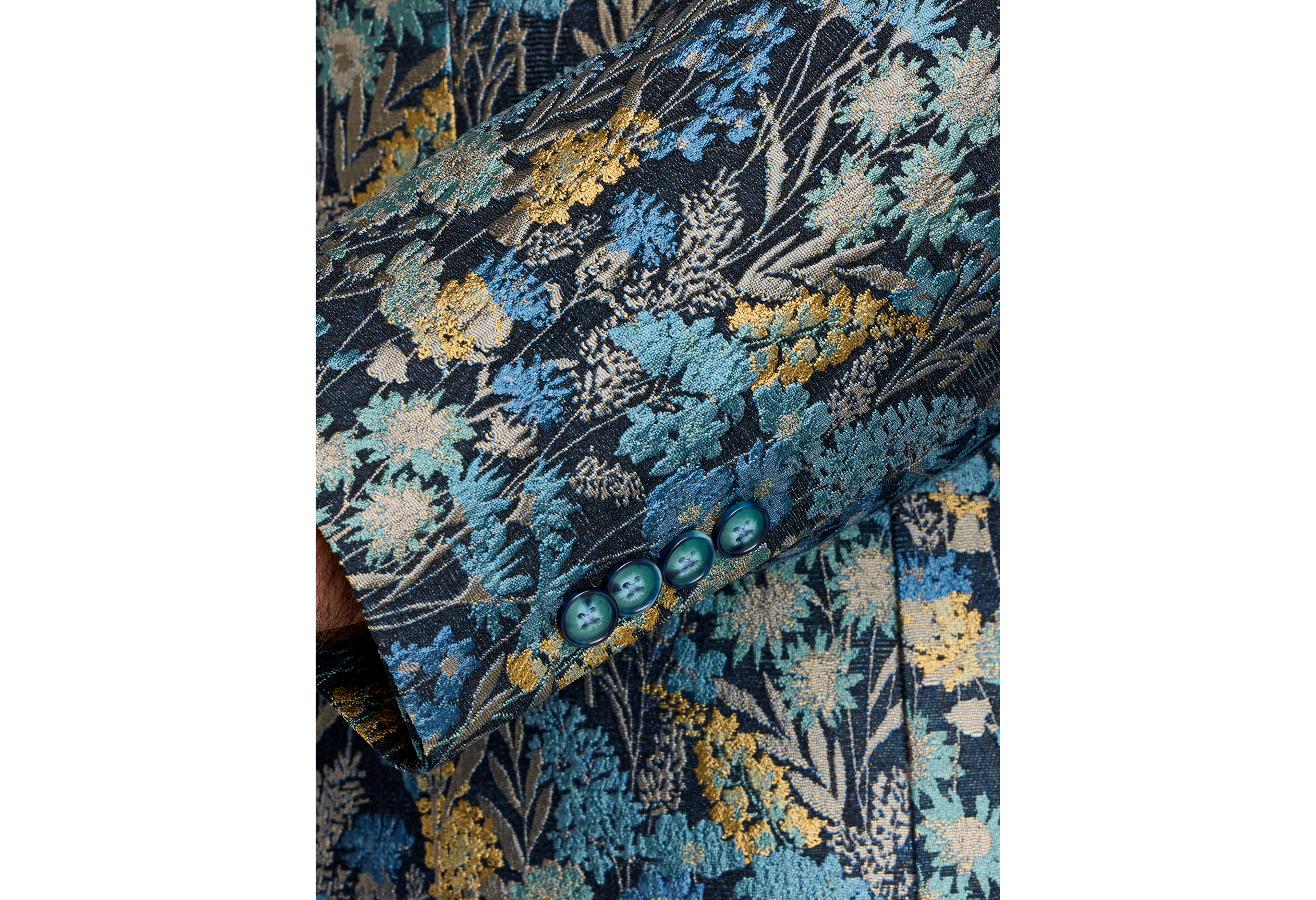 Floral Jacquard Sport Coat